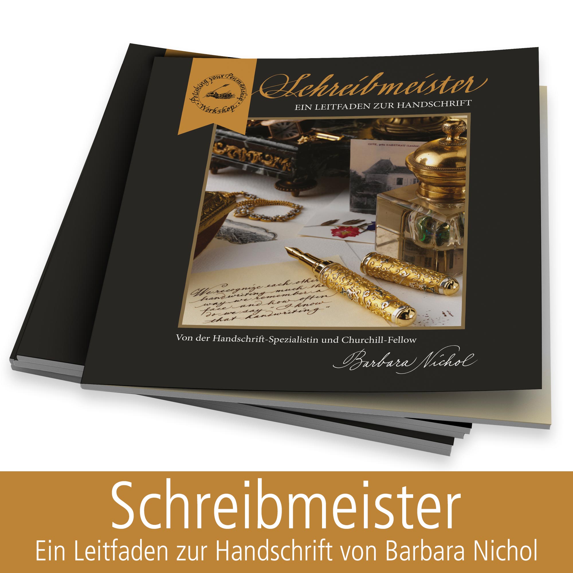Ratgeber Schreibmeister, 44 Seiten Übungen zum Schönschreiben, Einblicke in die Geschichte der Buchstaben