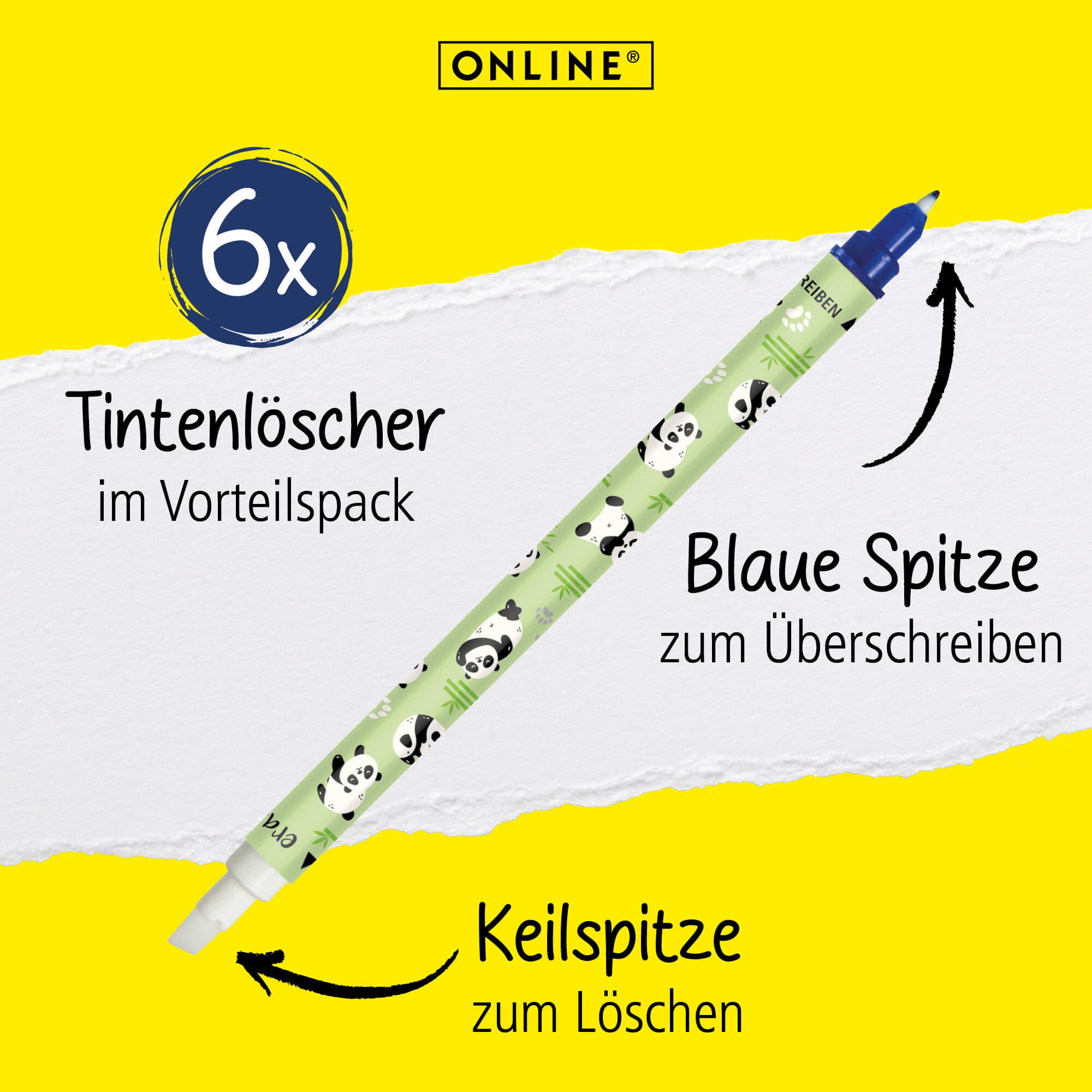 Tintenlöscher Panda
