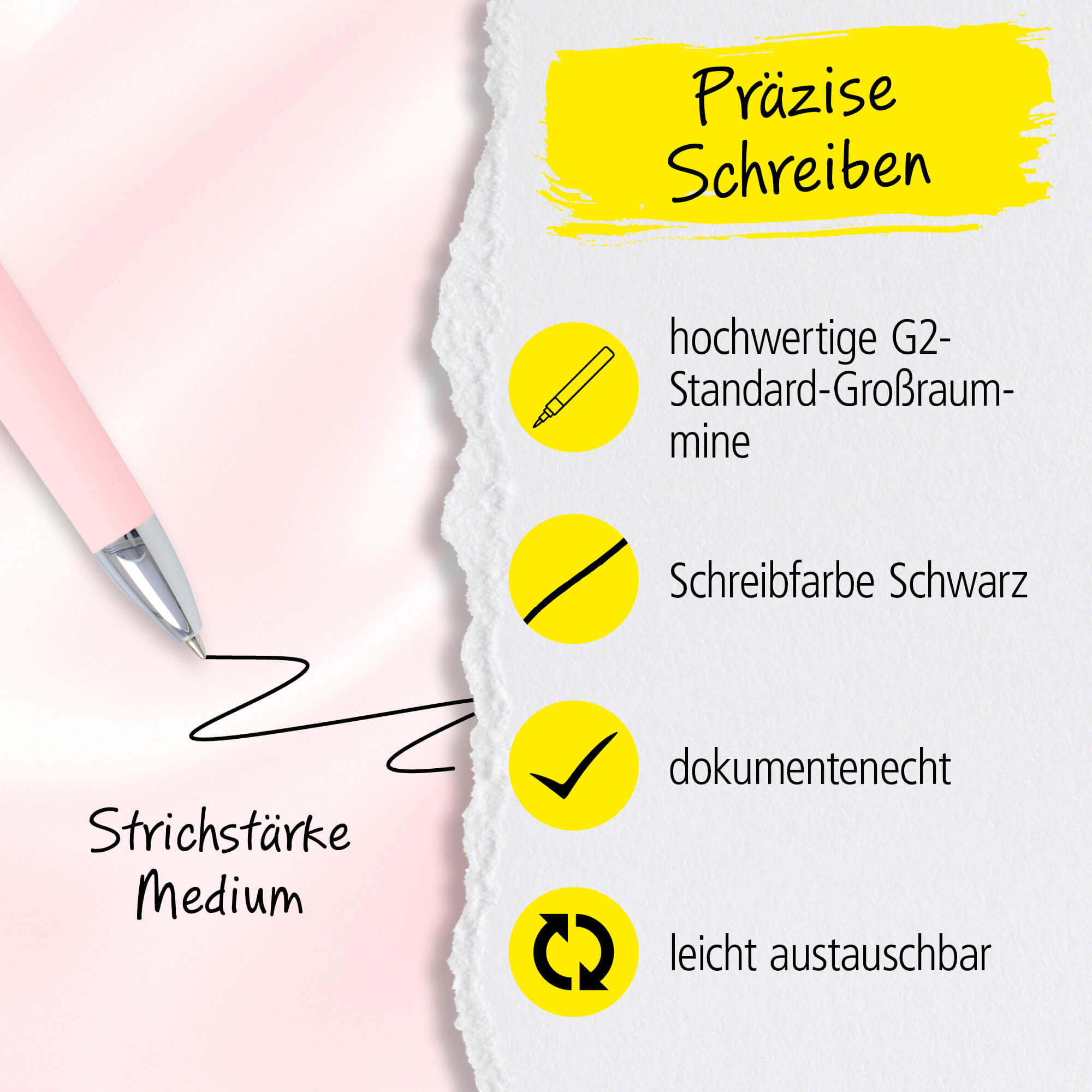 Kugelschreiber Highway Rose