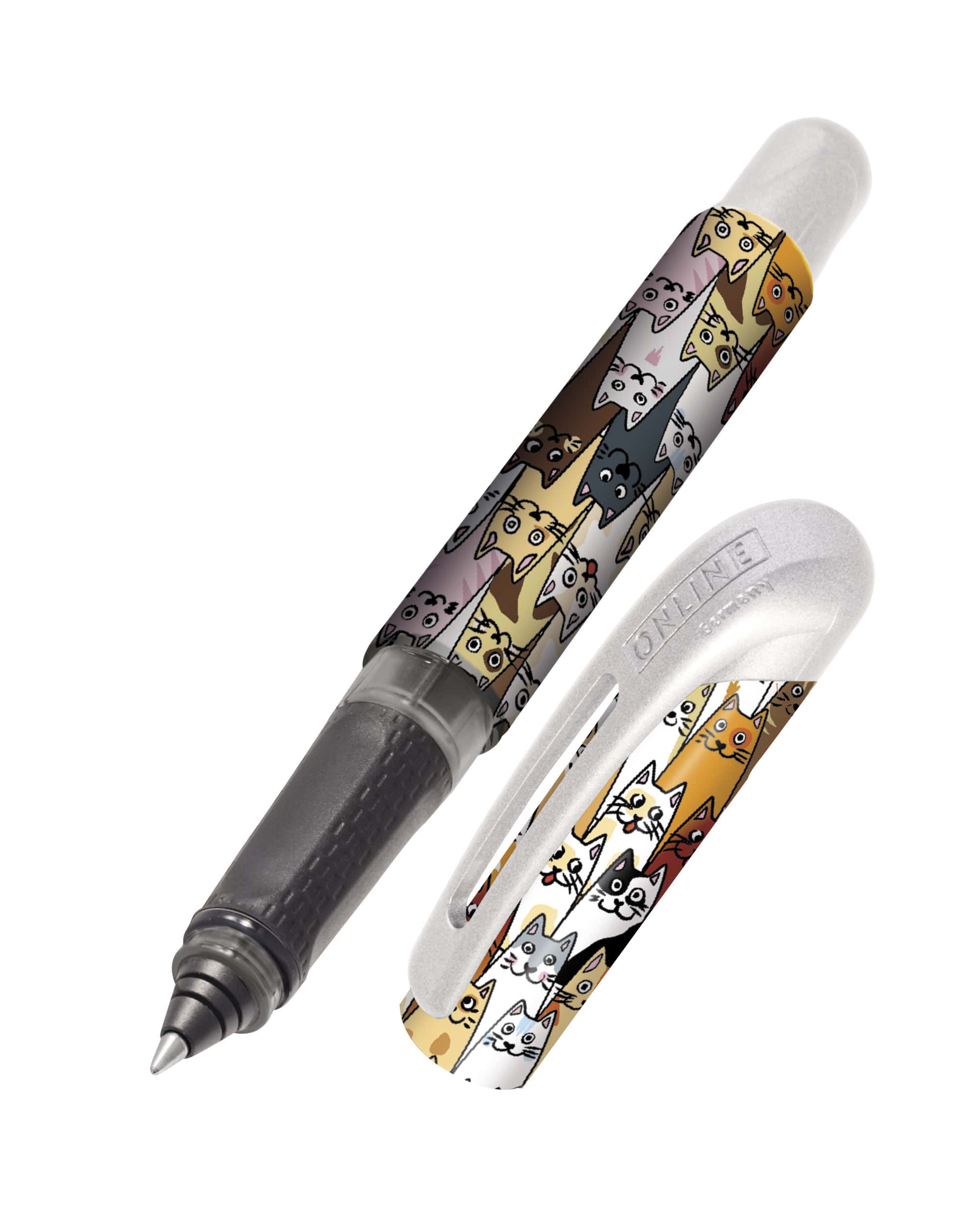 Rollerball College Fluffy Cats Der Tinten-Rollerball Fluffy Cats mit trendigem Katzen-Print
