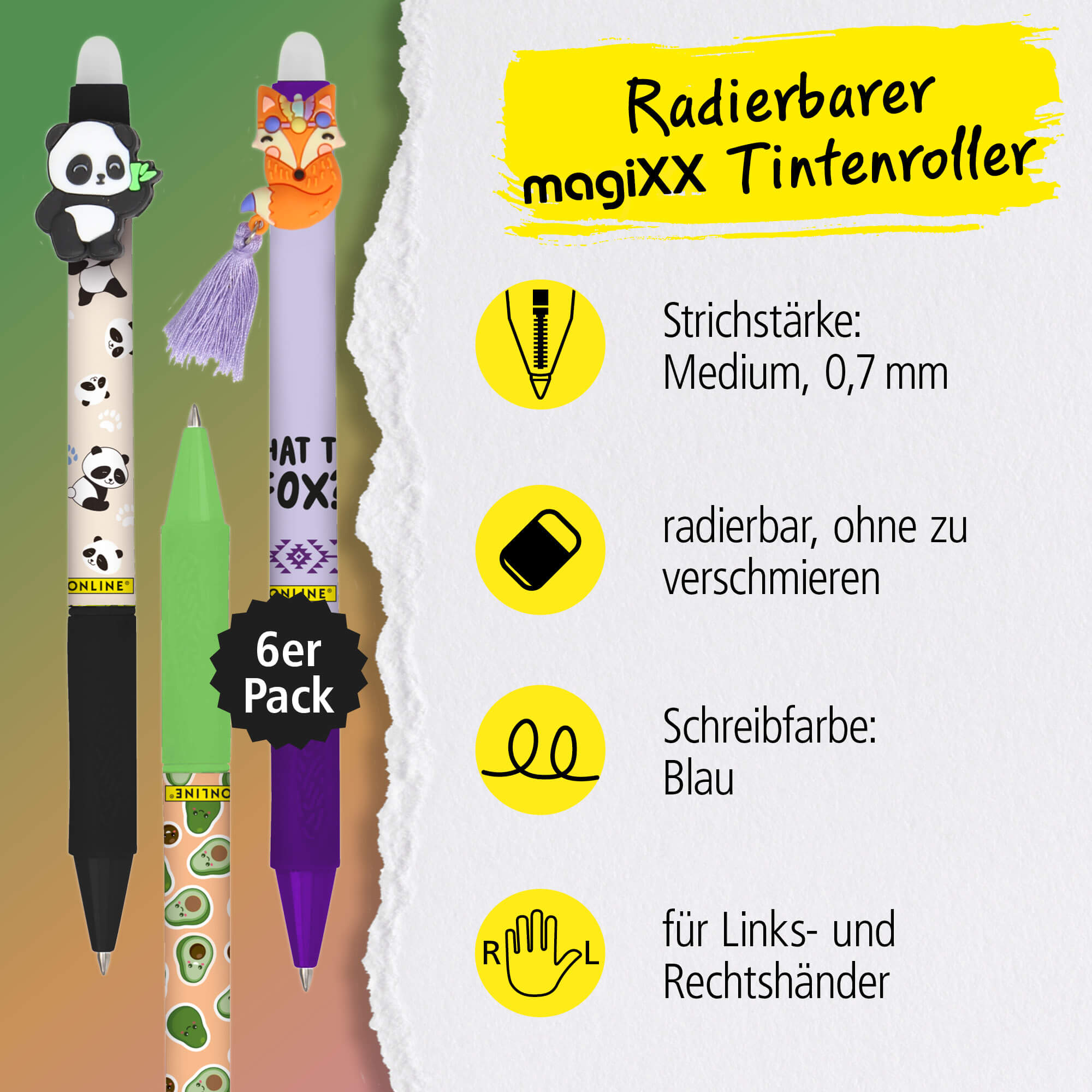 6er Pack Gelpen magiXX Fun Best of 2025