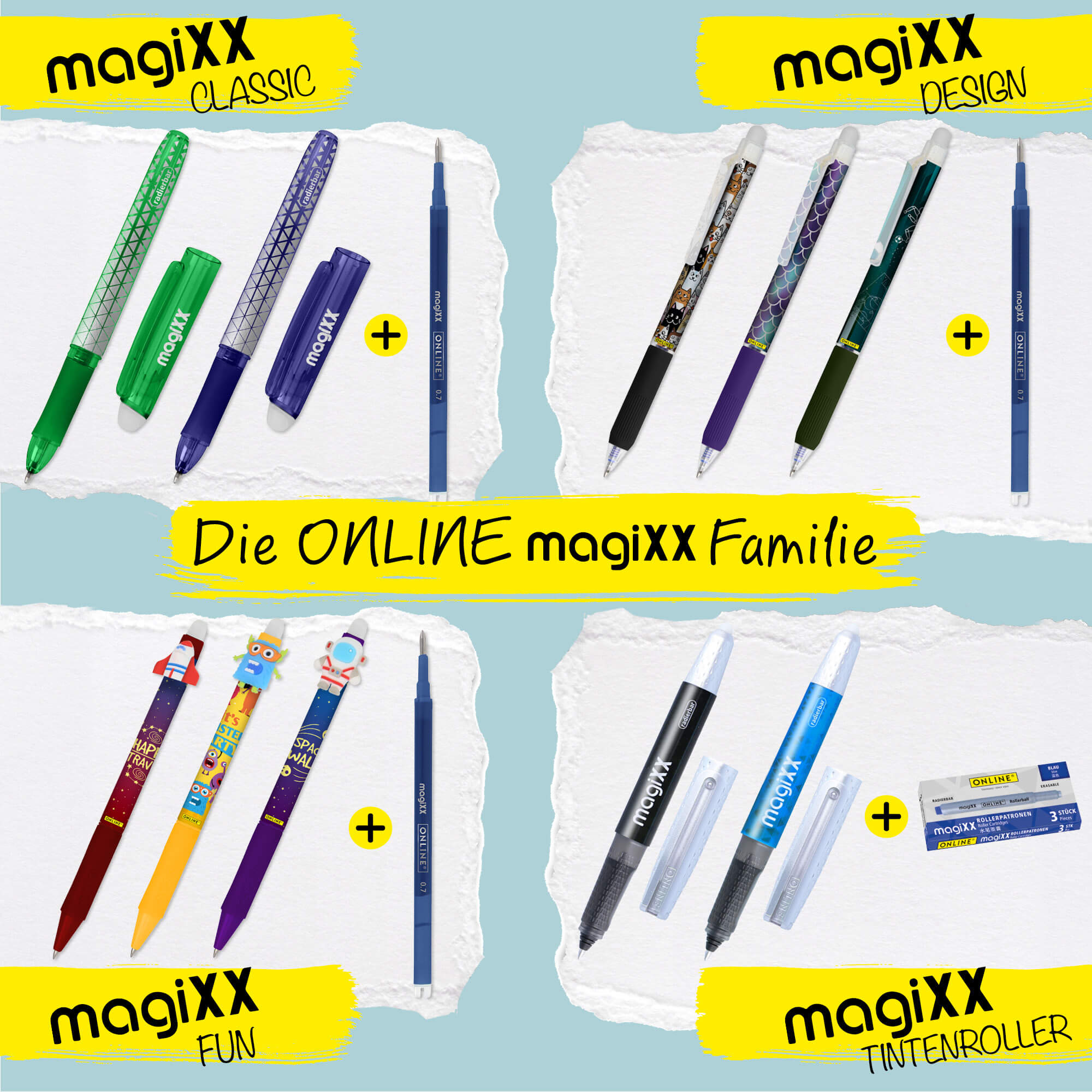 Radierbarer Füller magiXX Metallic Lilac