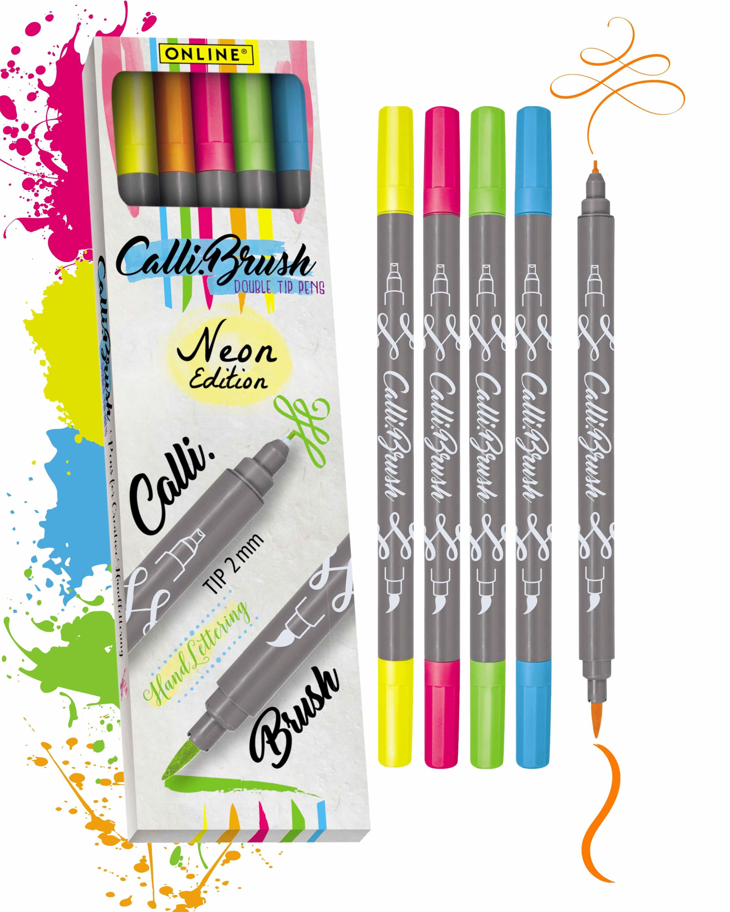 Calli.Brush Pens 5er Set Neon