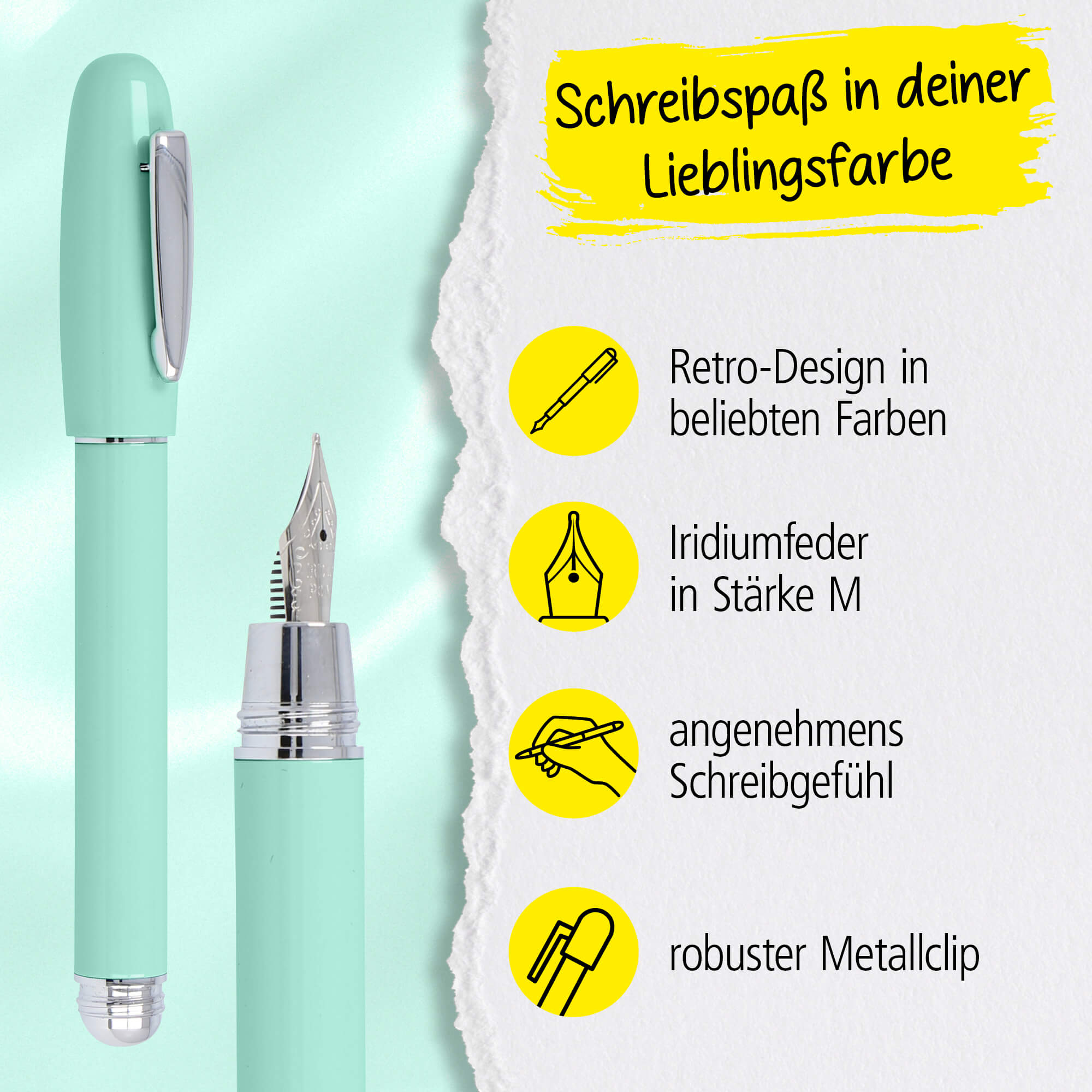 Füllhalter Highway Turquoise