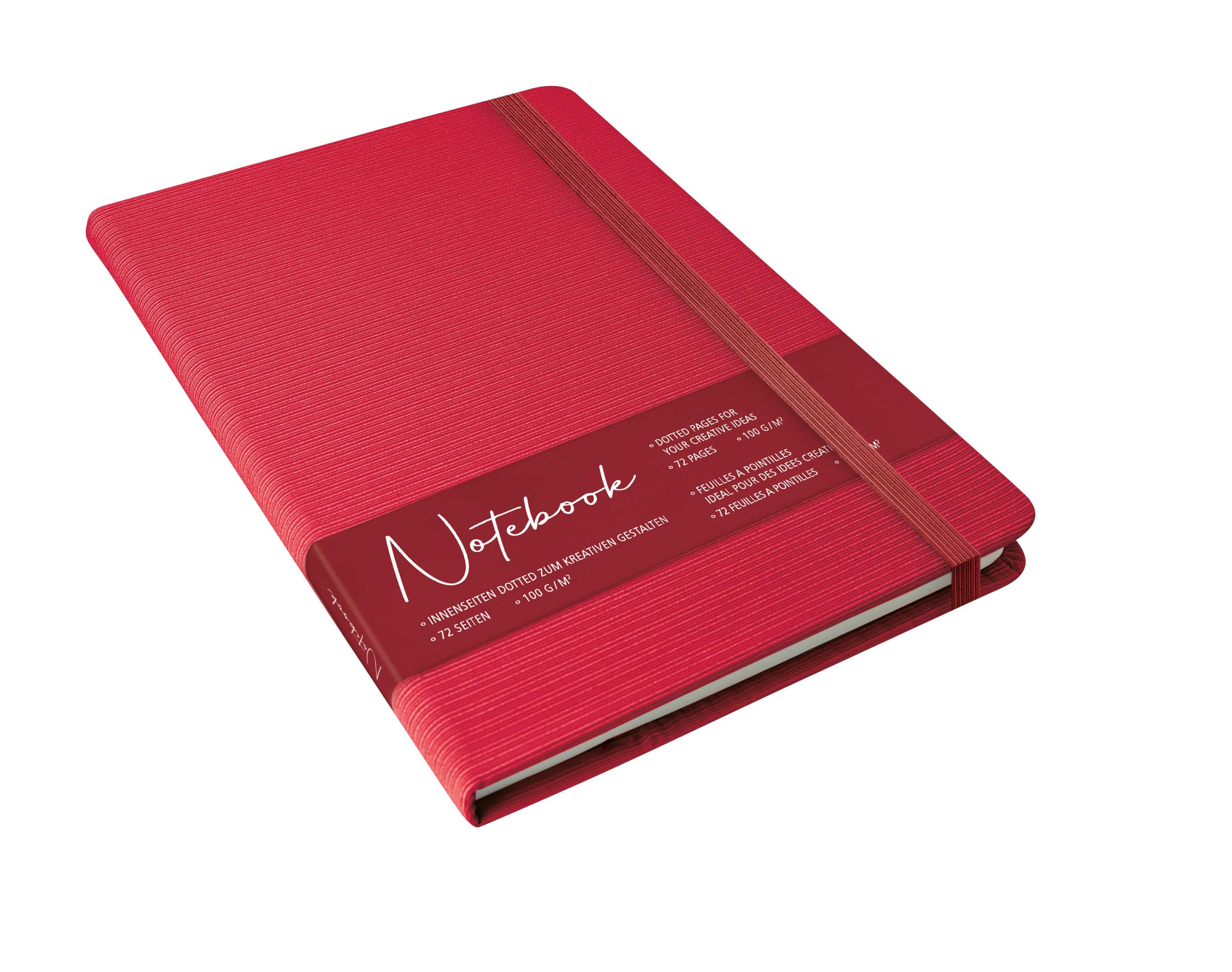 Notebook ONLINE Indian Summer Red