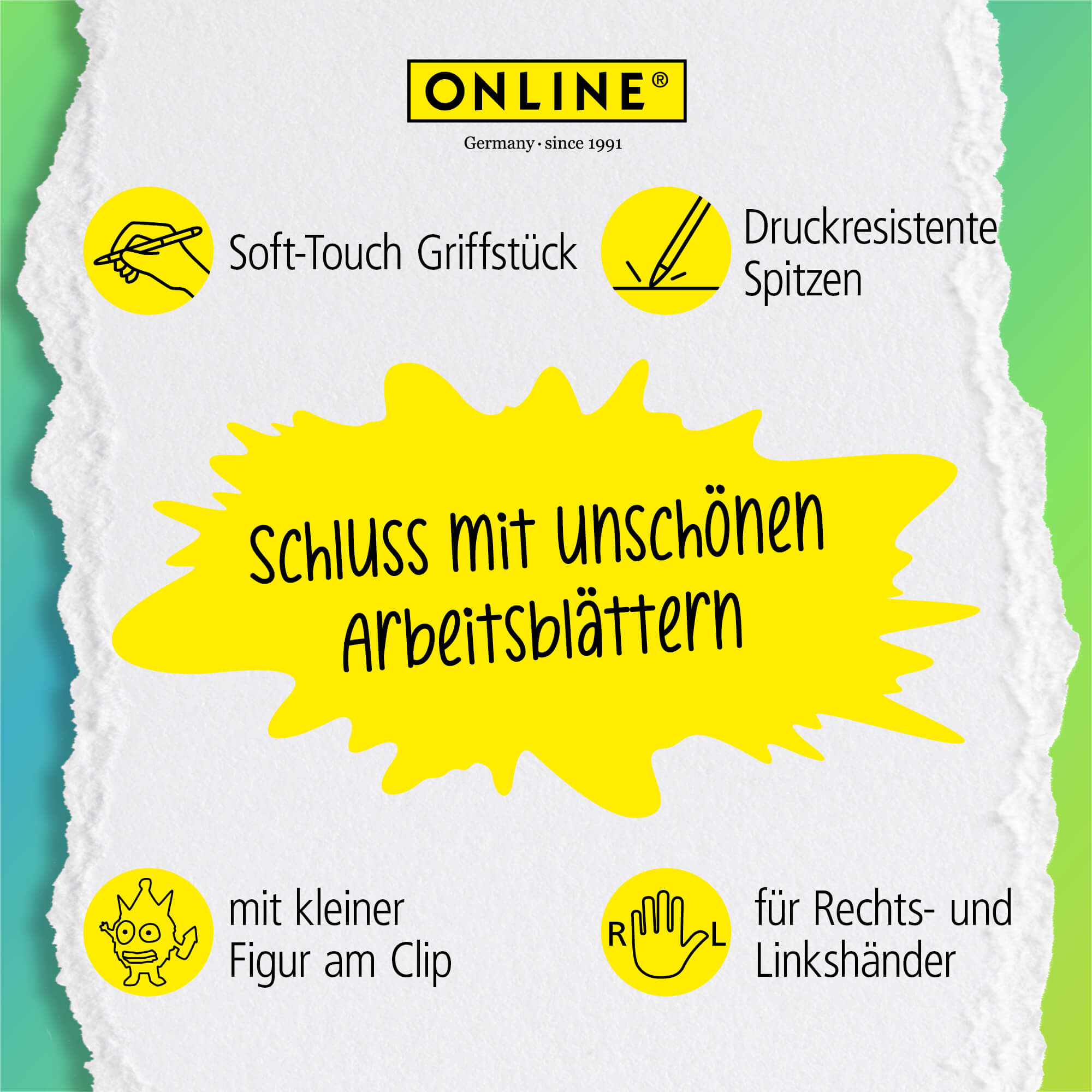 Radierbare Gelschreiber magiXX Fun Wild Life, 6er Pack Radierbare Gelschreiber magiXX Fun Wild Life, 6er Pack