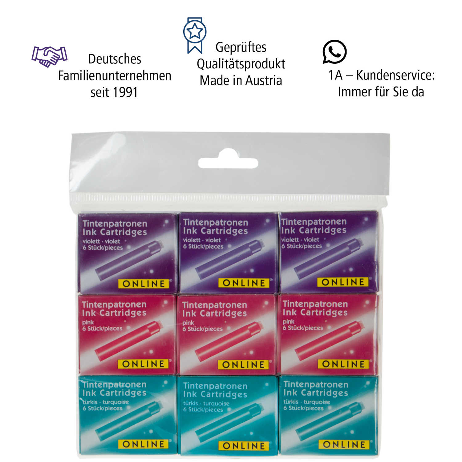 Füller Tintenpatronen im Maxi-Pack
