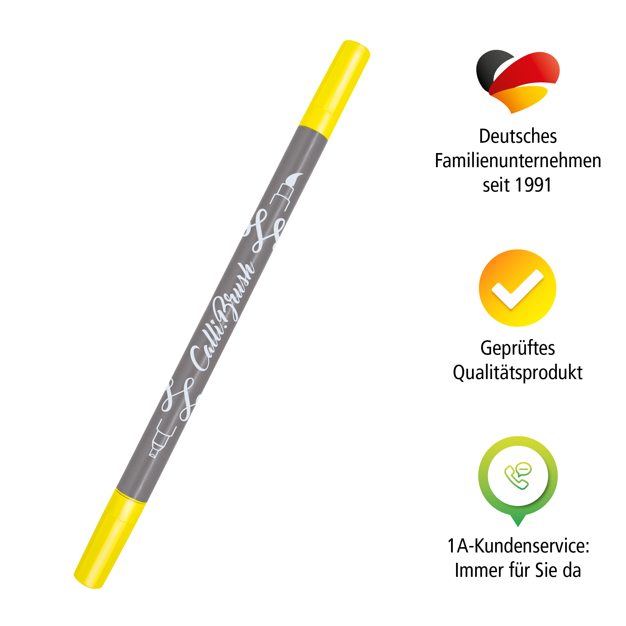 Calli.Brush Pen Einzelstift Fluo Yellow