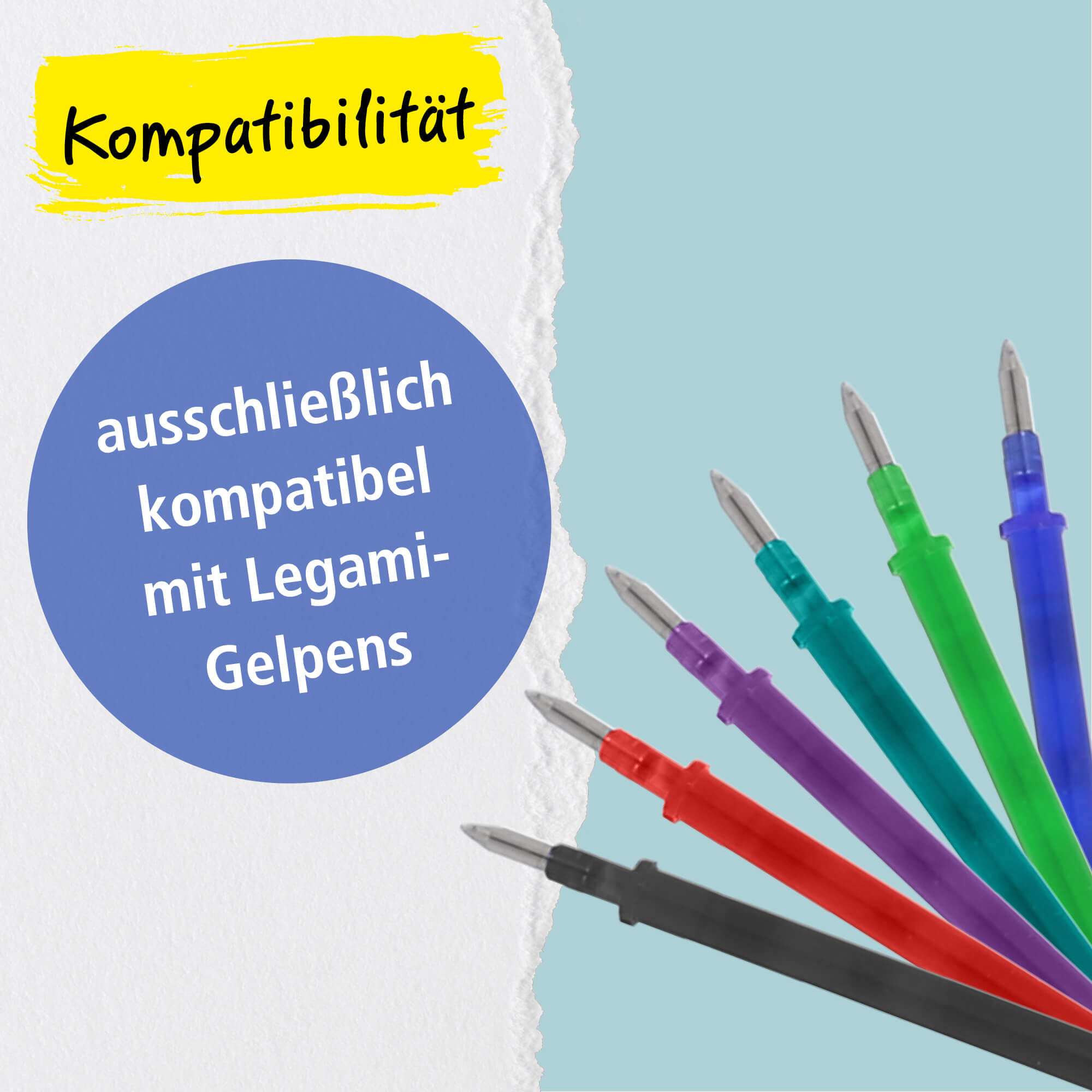 12er Pack Gel-Mine magiXX L radierbar, bunt