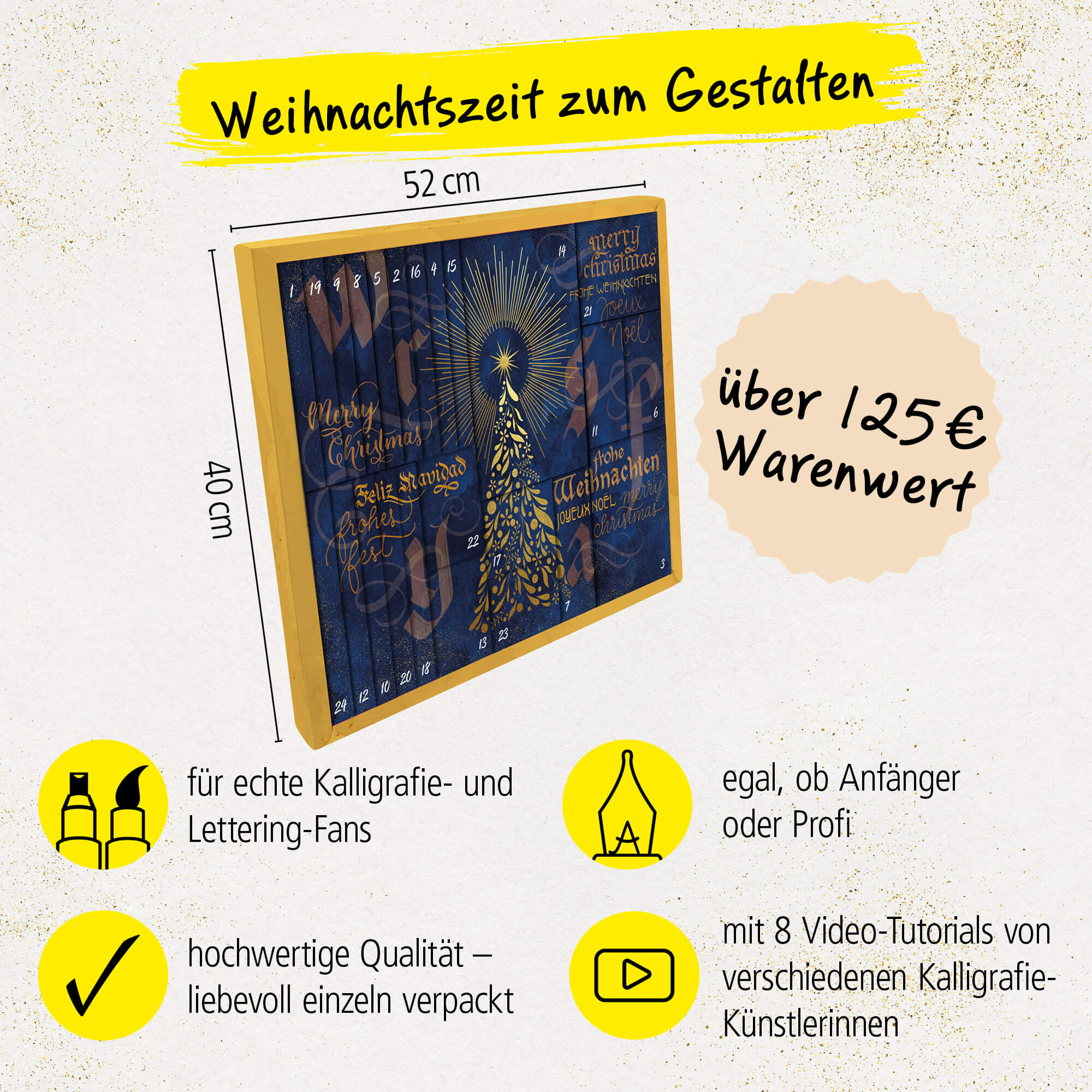 Adventskalender Kalligrafie 2026