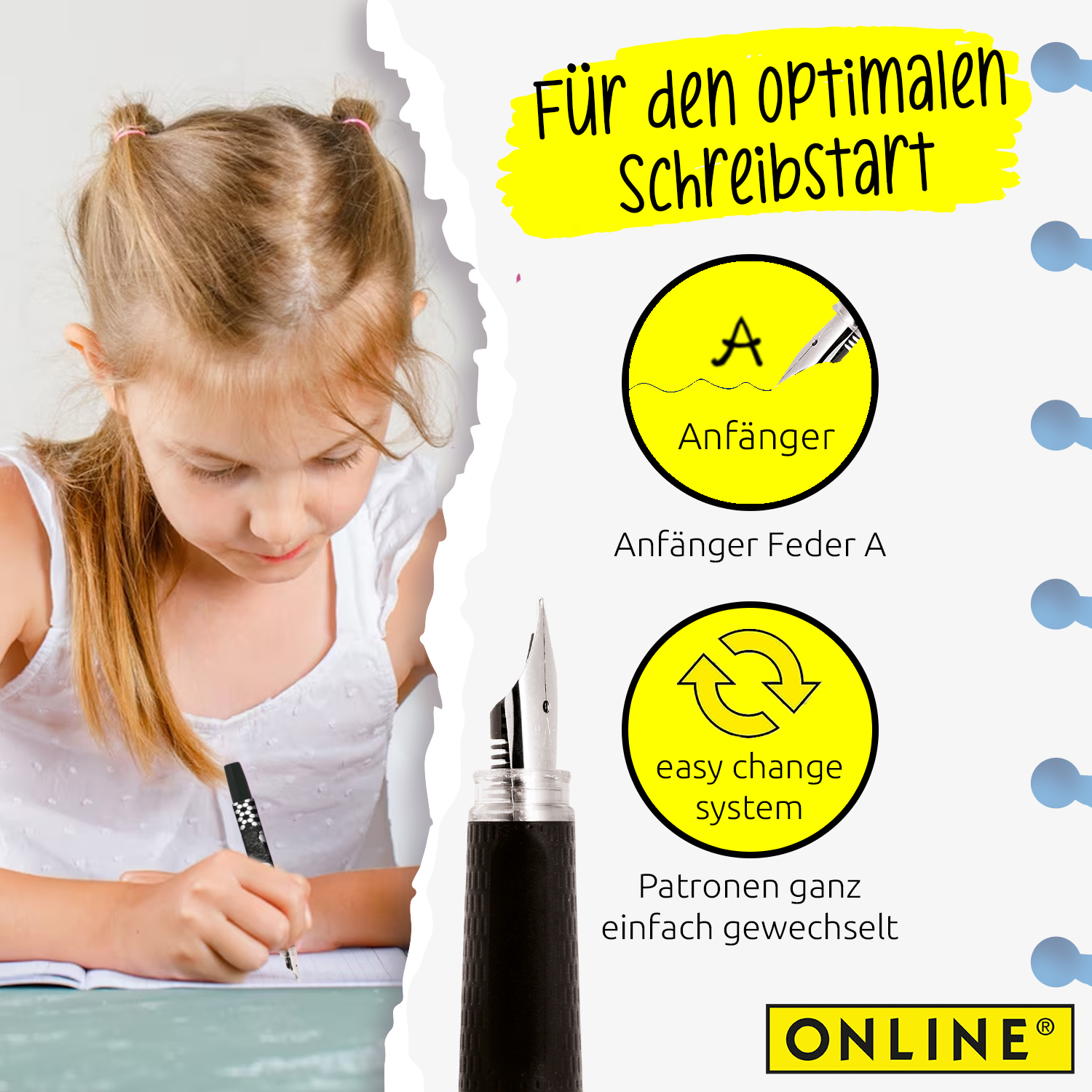 Schreibstärke M medium mit easy change system