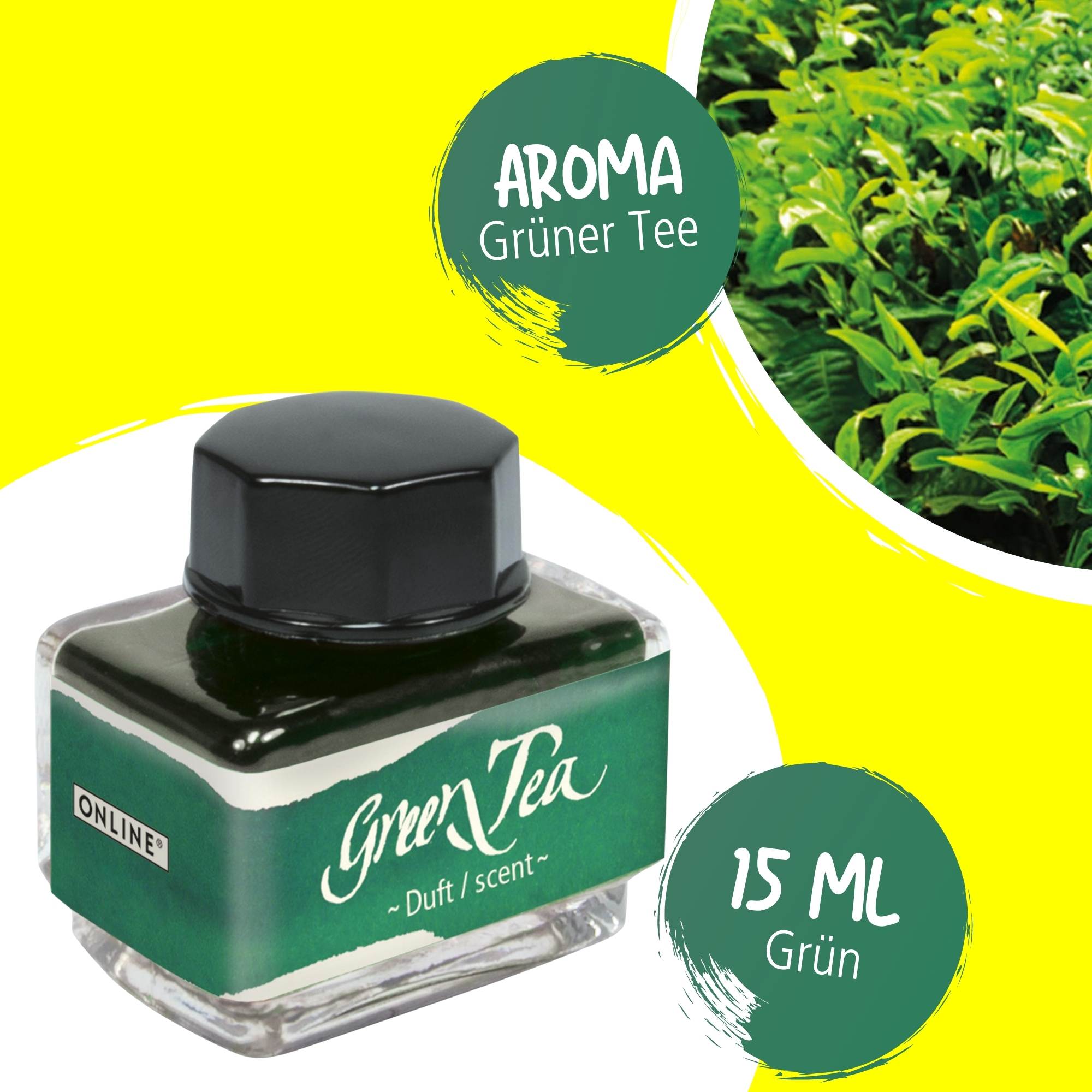 Tinte der Sinne 15 ml mit Duft - Aroma Grüner Tee