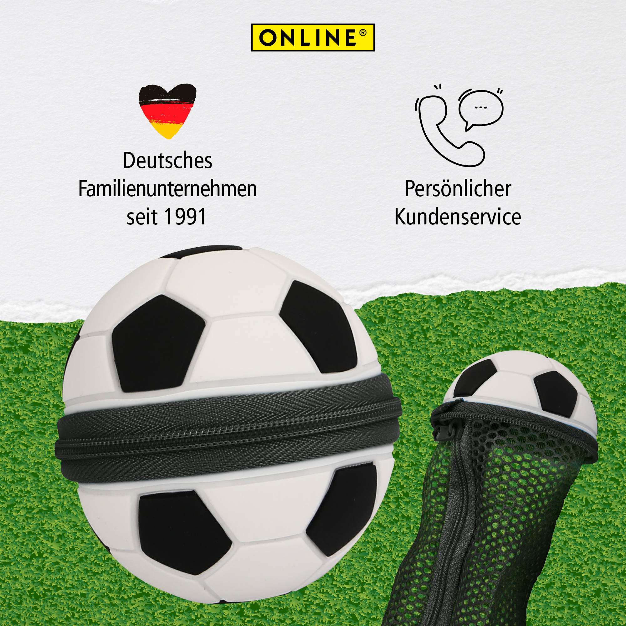 ONLINE Schlamperetui Soccer Zip