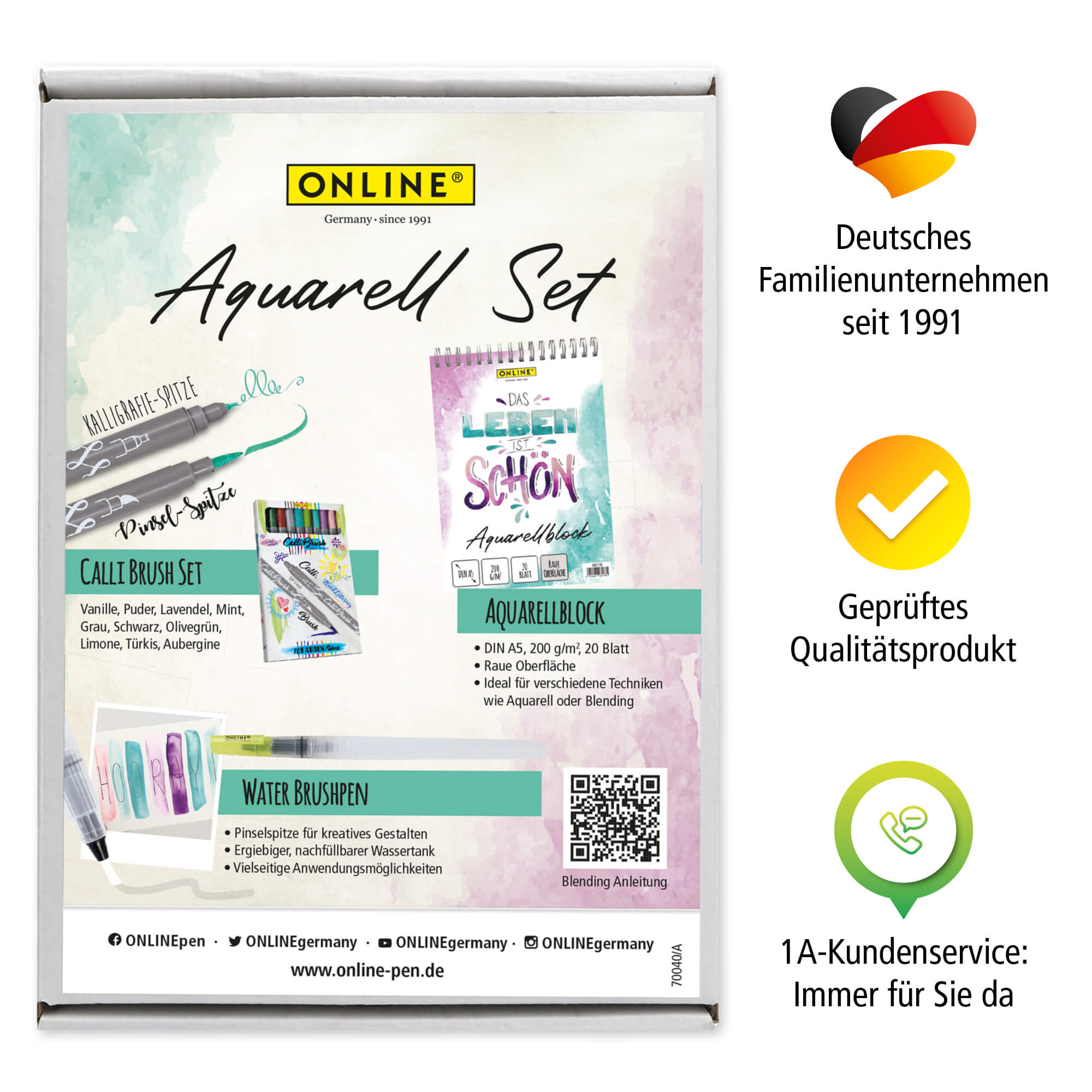 Aquarell & Blending Set Aquarell & Blending Set