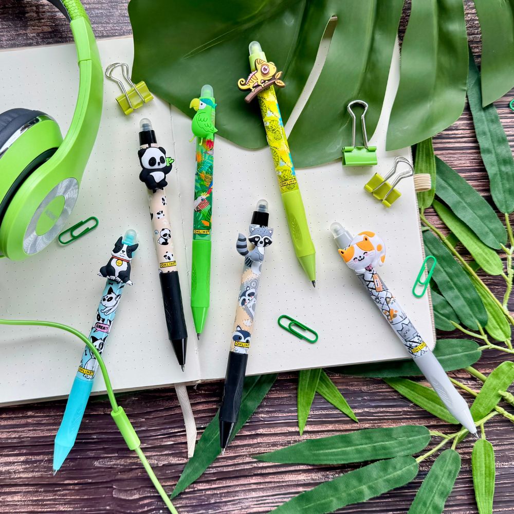 Radierbare Gelschreiber magiXX Fun Wild Life, 6er Pack Radierbare Gelschreiber magiXX Fun Wild Life, 6er Pack