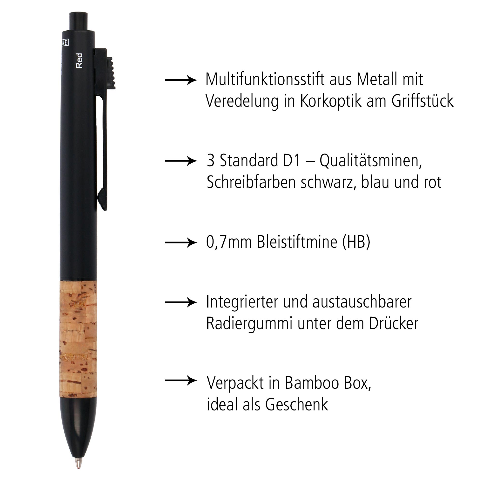 Kugelschreiber Multifunction Pen Cork