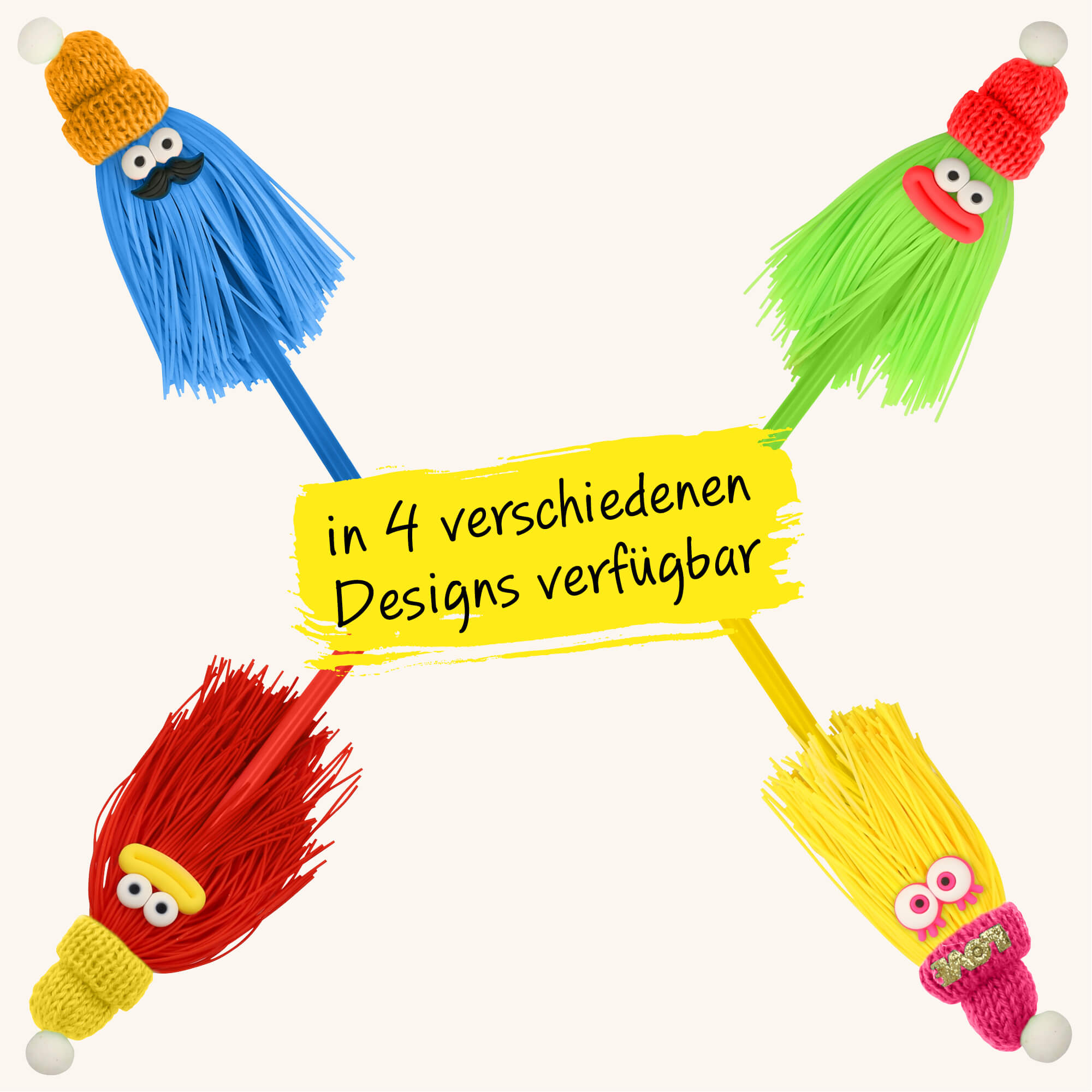 ONLINE Radierbarer Gelschreiber magiXX Hairy Friends Blue