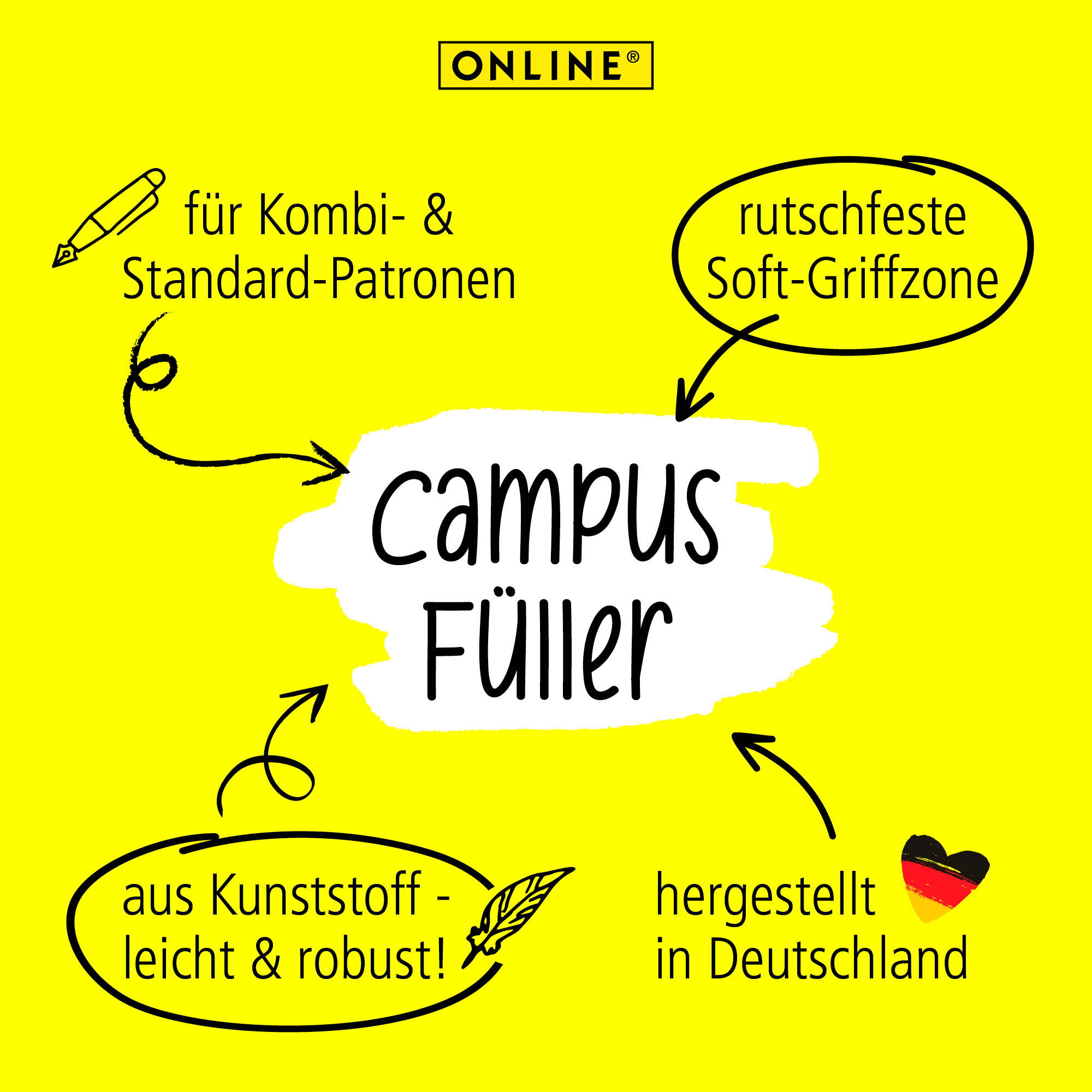 Füller Campus Soft Black