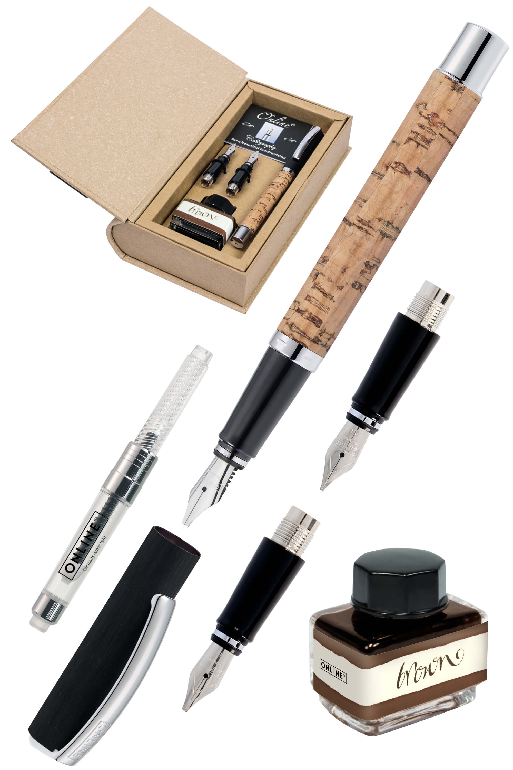 Kalligraphie Set Vision Nature Füller Füller Vision Nature Geschenk Set mit Tintenfass