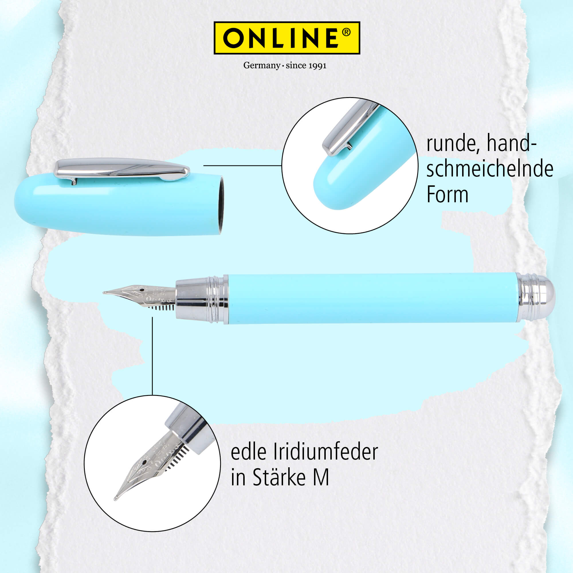 Füllhalter Highway Blue