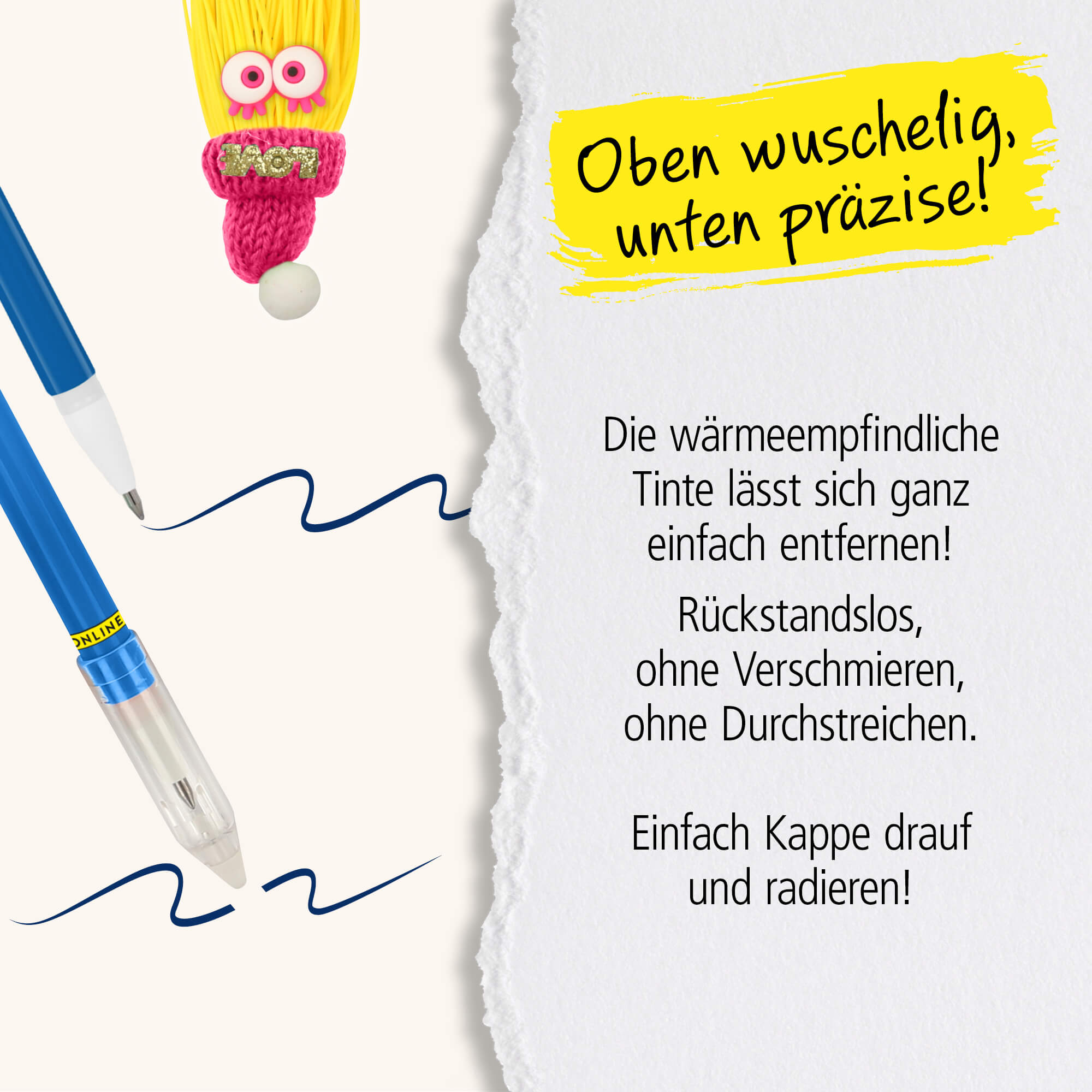 ONLINE Gelschreiber magiXX Hairy Friends Green