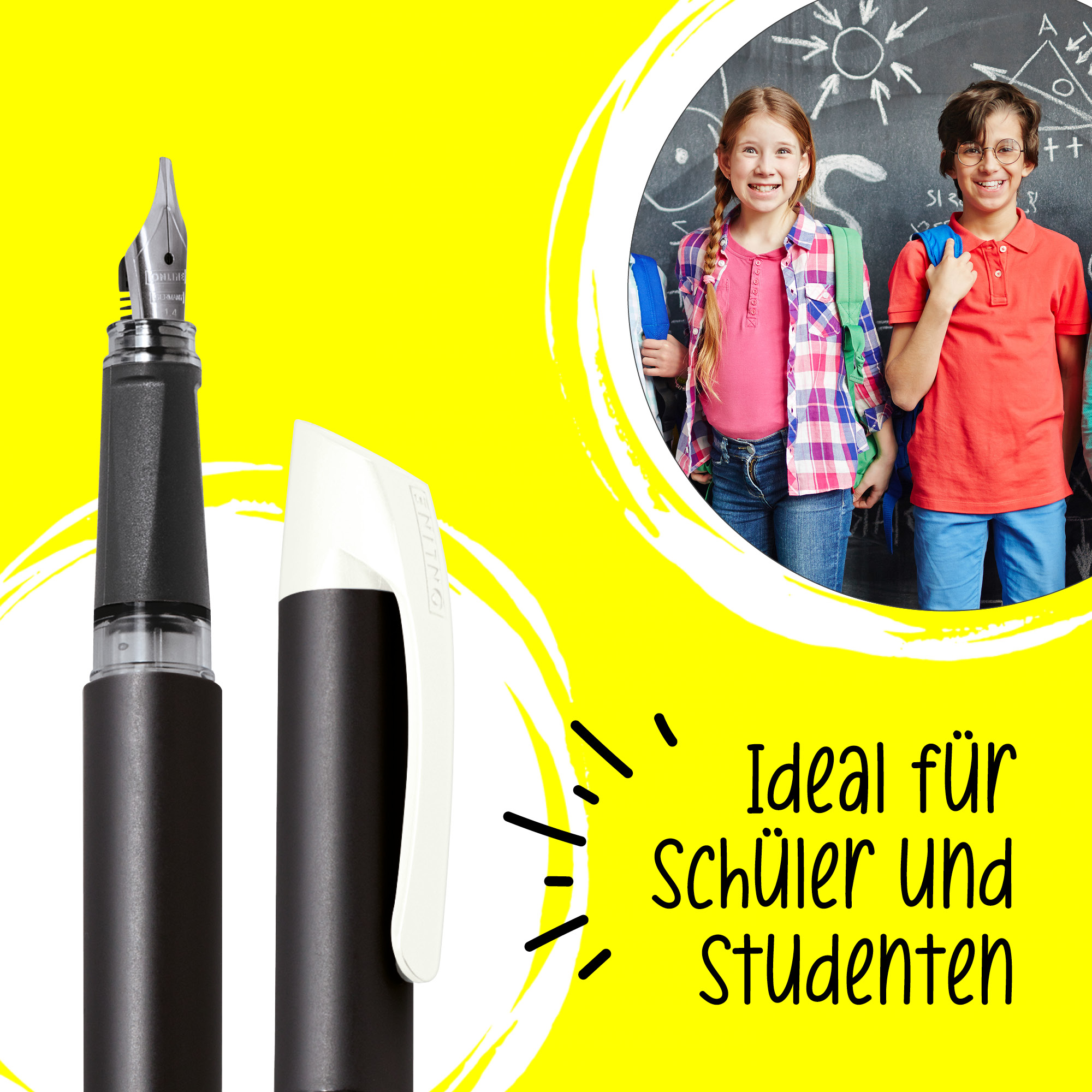 Füller Kalligrafie 1,4 mm Campus Soft Black