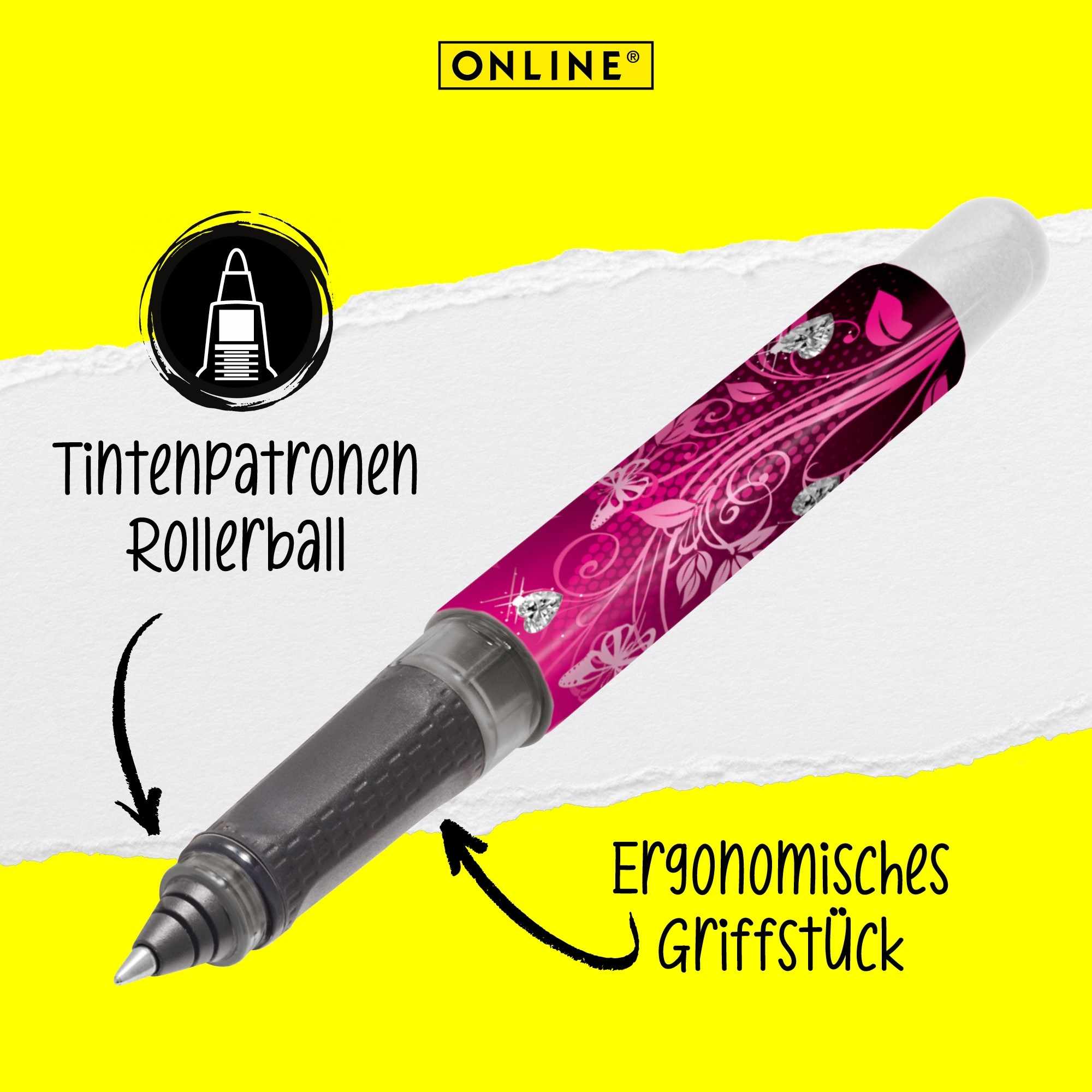 Tintenpatronen-Rollerball College Pink Dreams