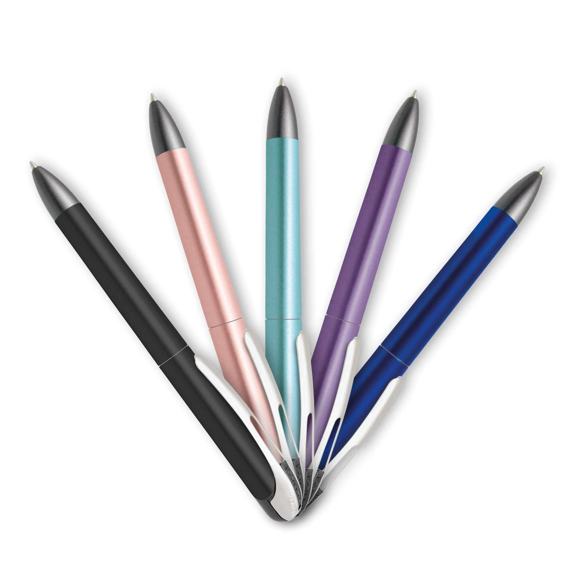 Kugelschreiber College - handlicher Kuli in Metallic-Farben