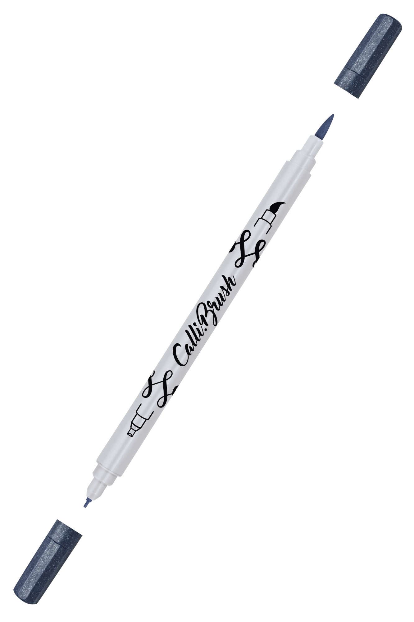 Calli.Brush Pen Metallic Blue