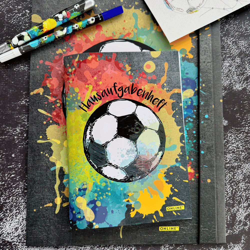 Hausaufgabenheft DIN A5 Soccer