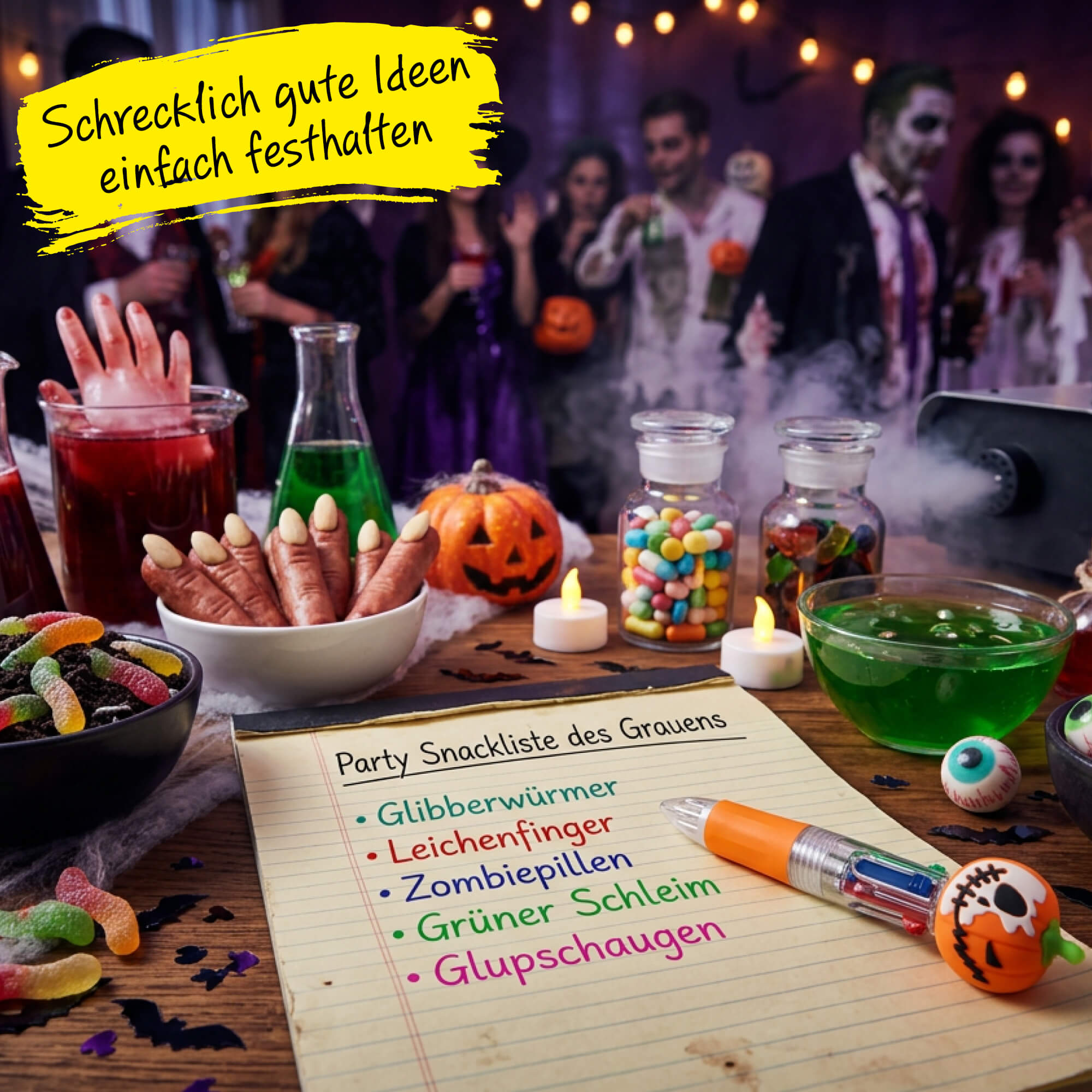 Mini Multipen Halloween Pumpkin