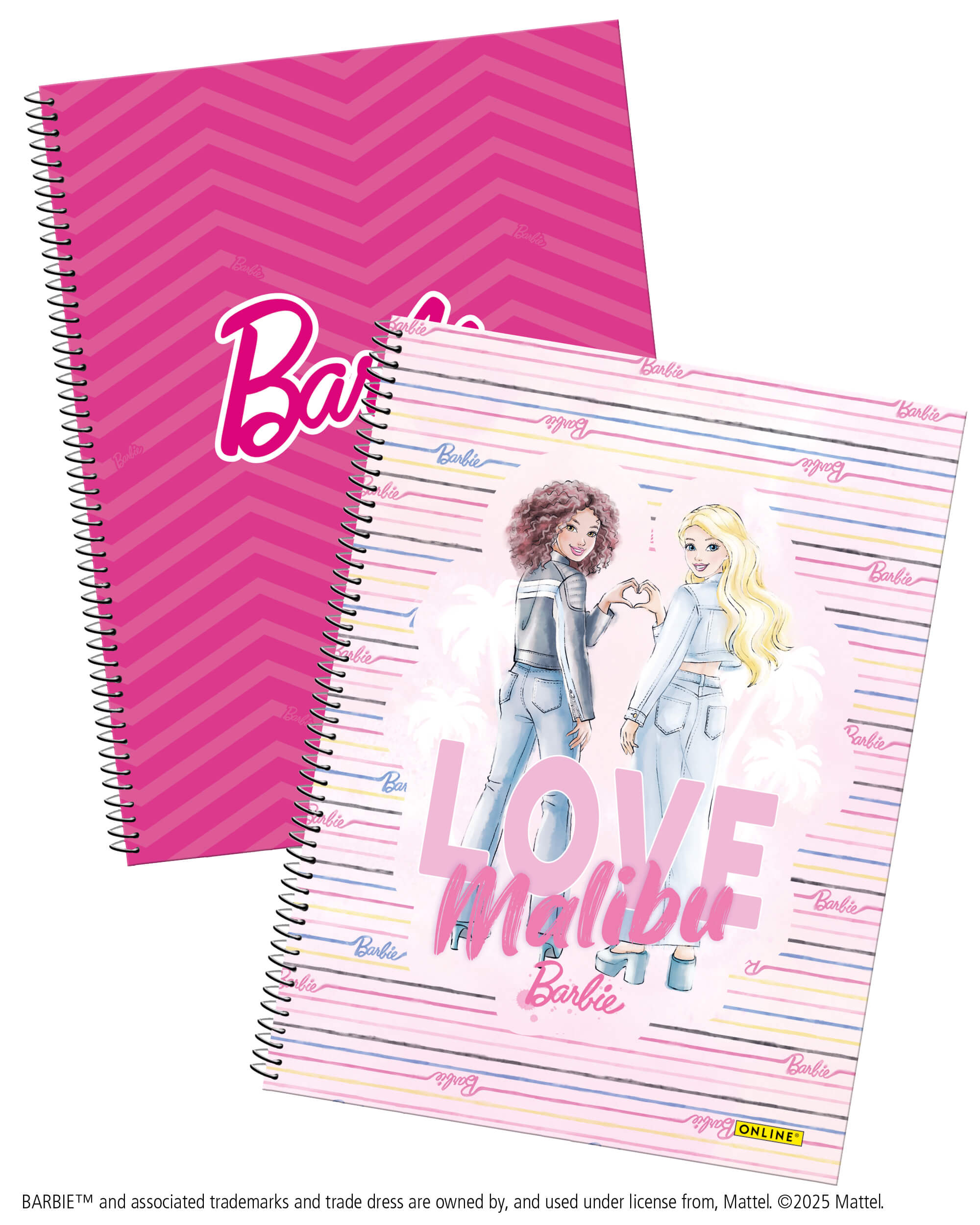 Collegeblock DIN A4 Barbie, kariert, 2er Pack