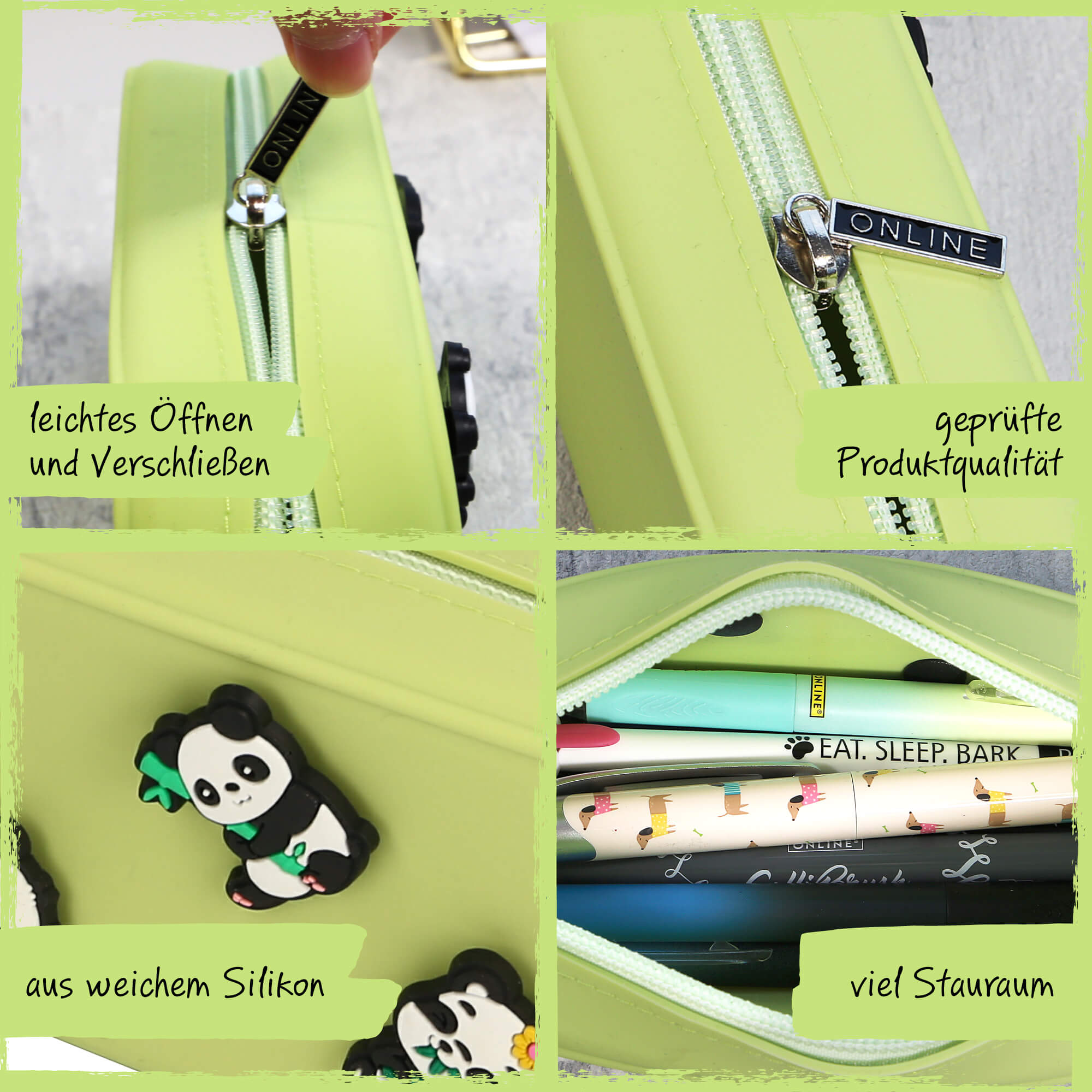 Schlamperetui Panda Pins