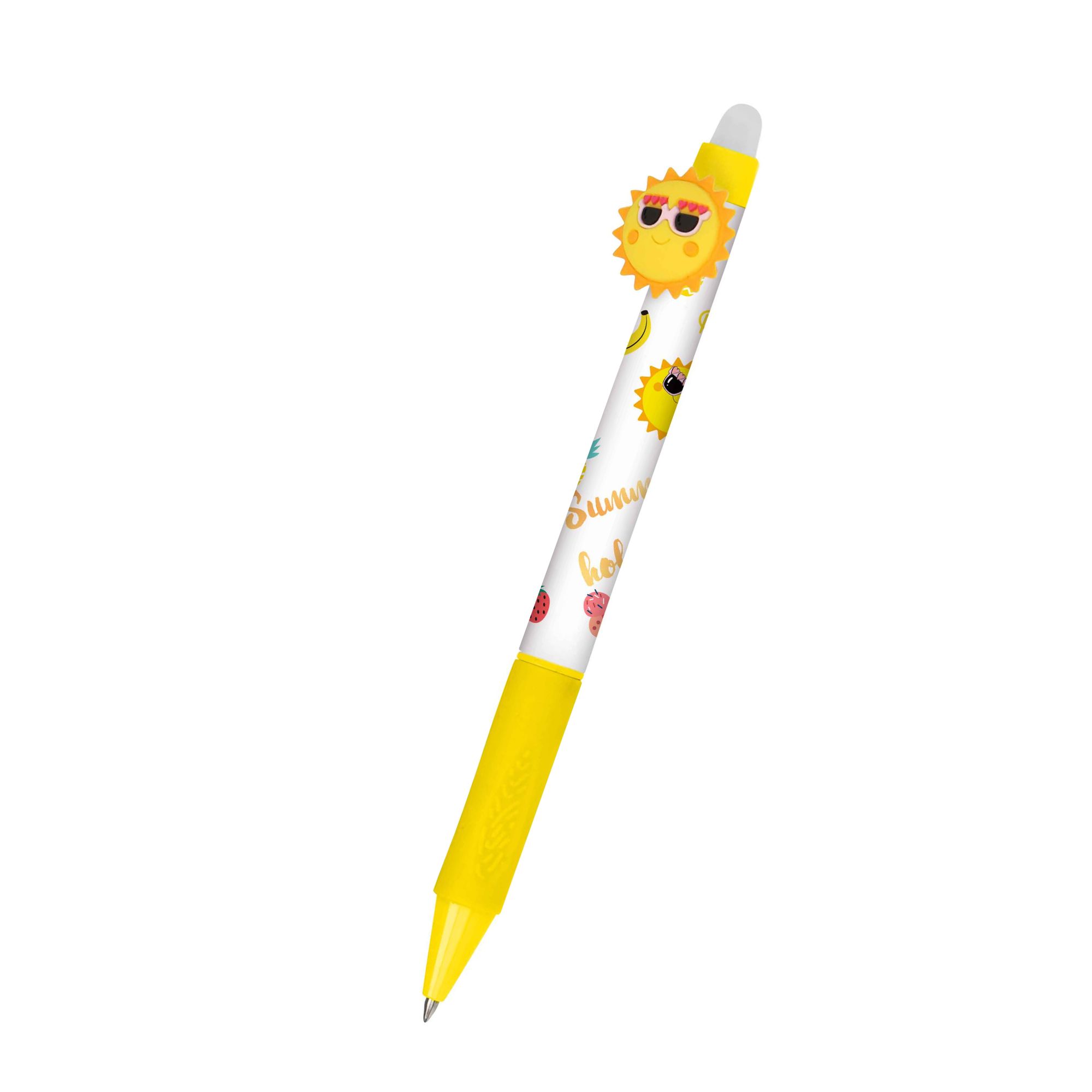 Unser radierbarer Gelschreiber magiXX Fun der Serie Happy für Kinder mit spannenden Designs