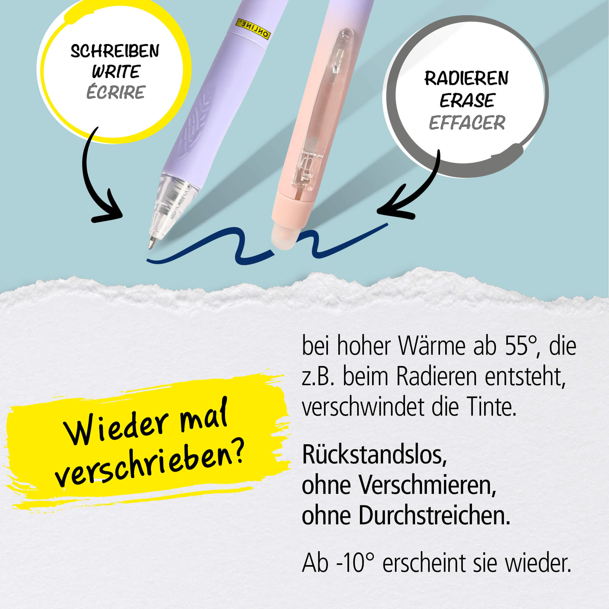 ONLINE Gelpen magiXX Design Fashion Girls, 3 Stk.