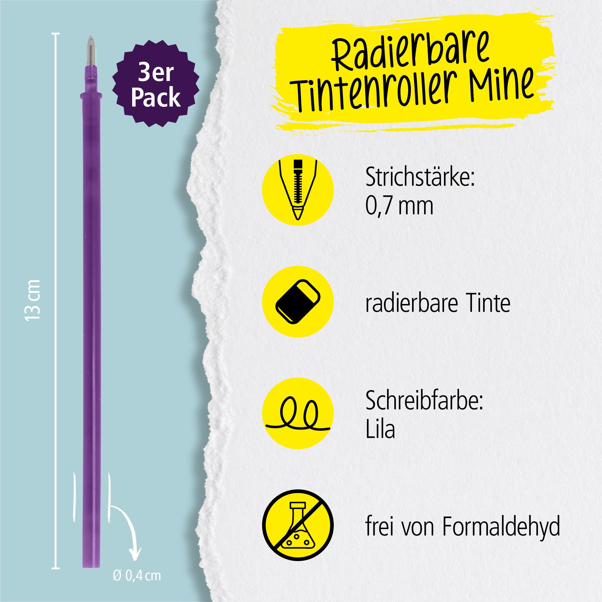 Radierbare Ersatzminen für Online Gelstifte und Pilot FriXion Ball Radierbare Ersatzminen für Online Gelstifte und Pilot FriXion Ball