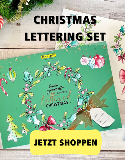 Christmas Lettering Set Banner