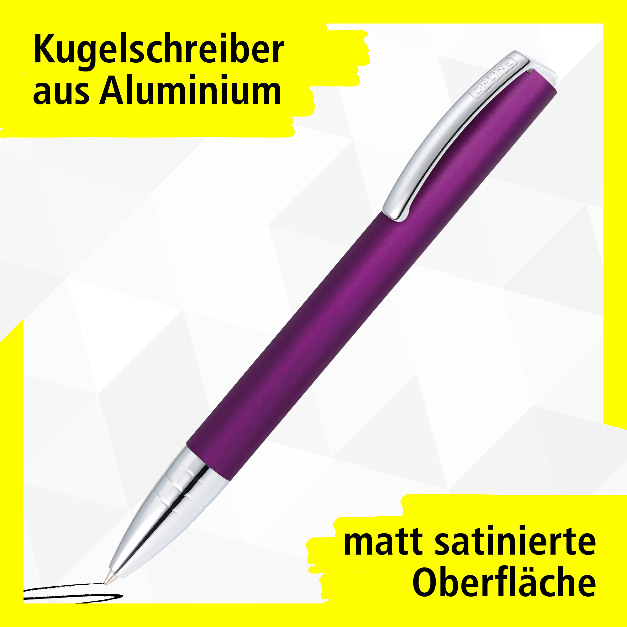 Drehkugelschreiber Vision Satin Wild Berry Drehkugelschreiber Vision Satin Wild Berry