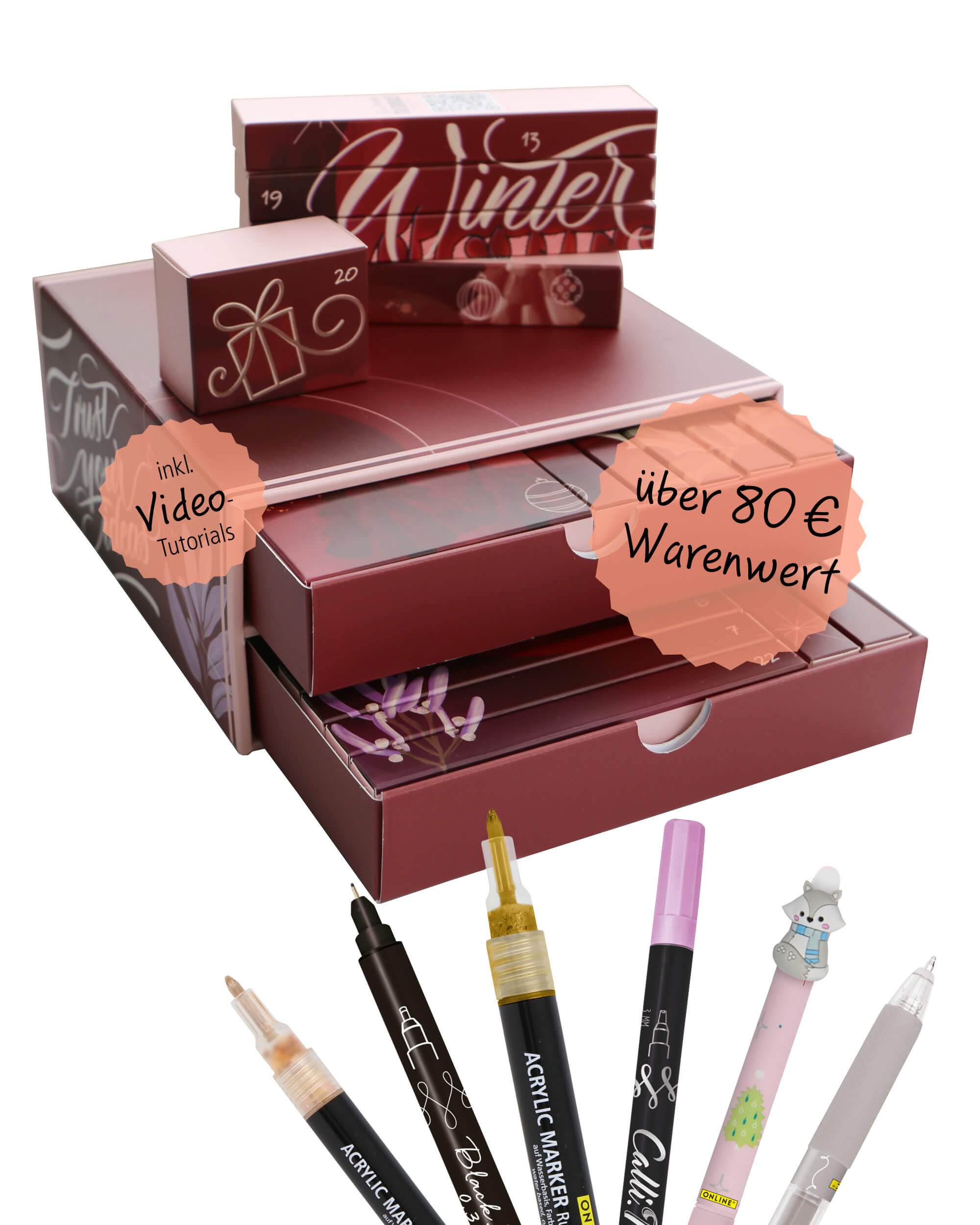 Lettering Adventskalender 2026