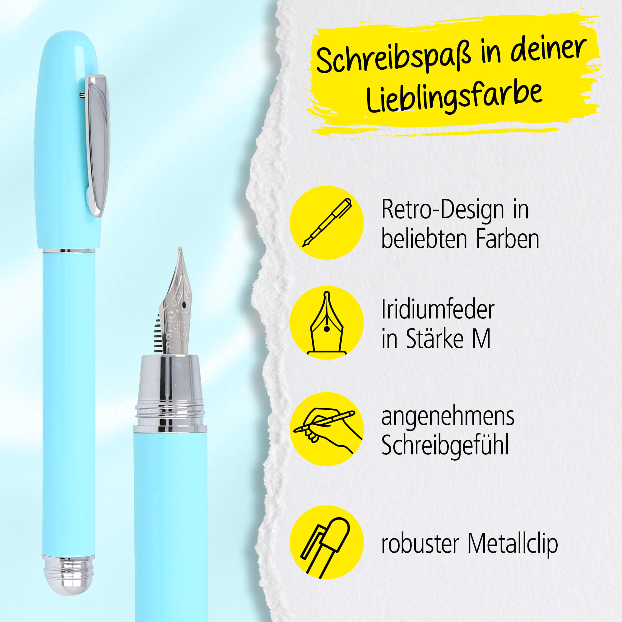 Füllhalter Highway Blue