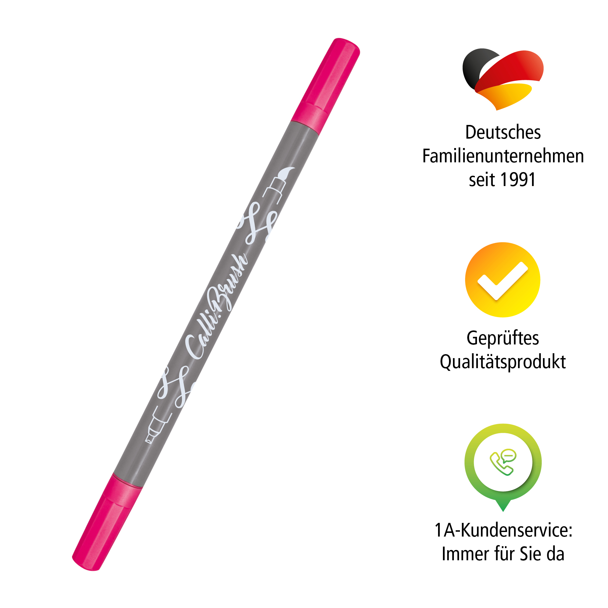 Calli.Brush Pen Einzelstift Fluo Pink