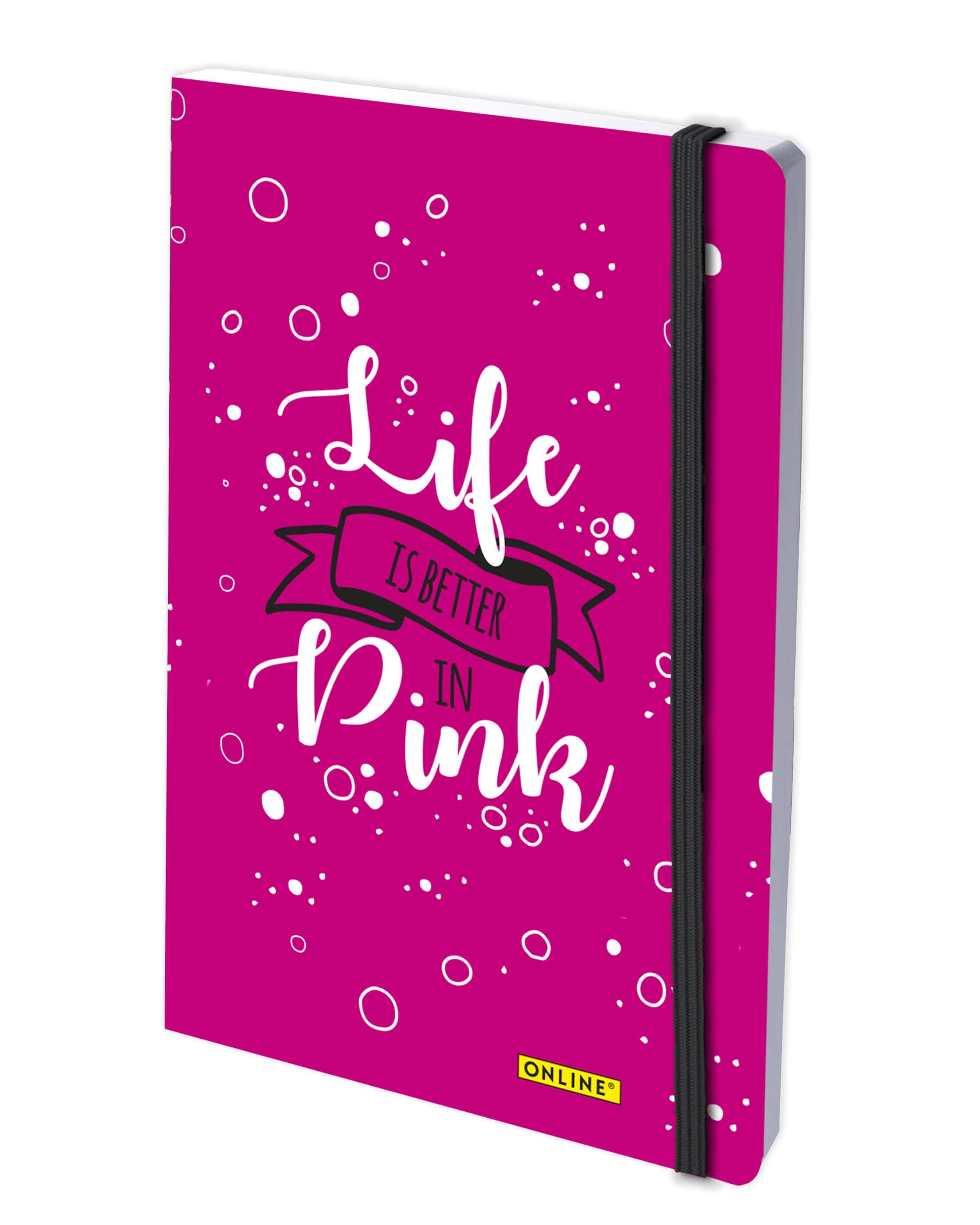 Bullet Journal ONLINE Life Is Better In Pink