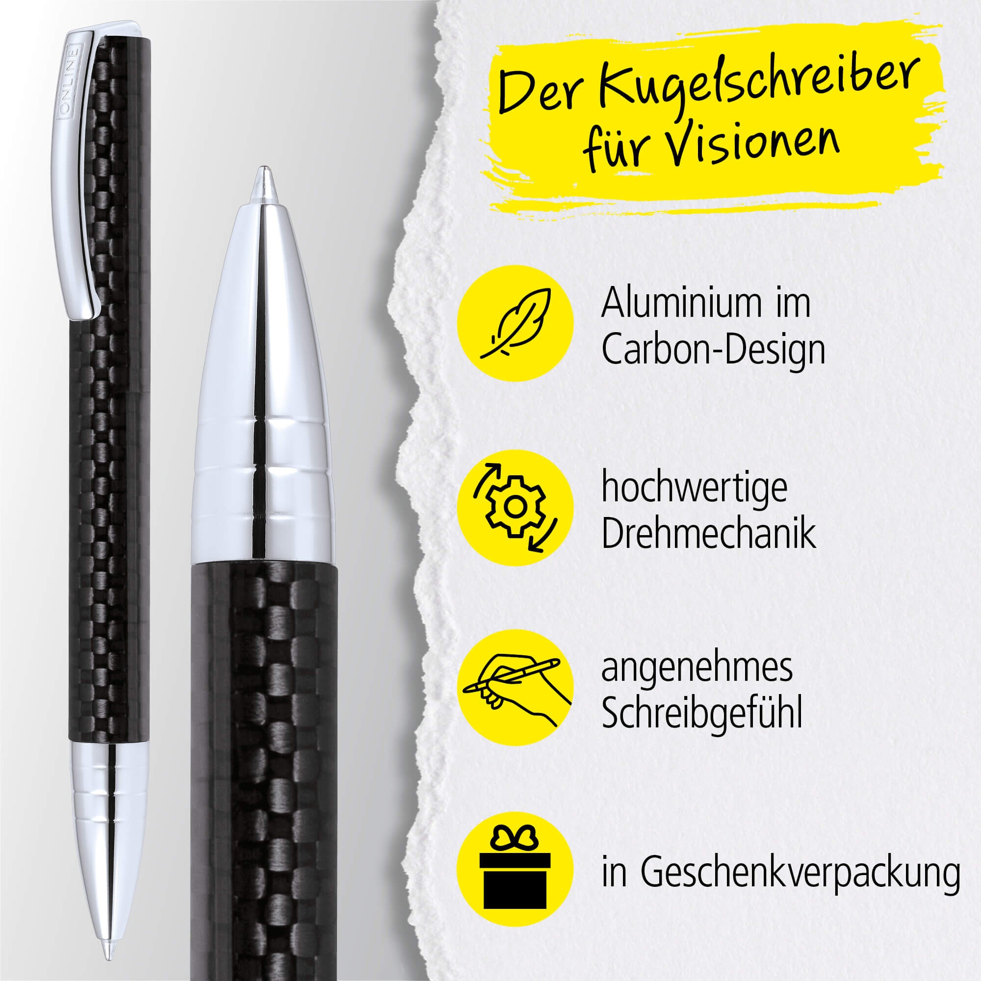 Drehkugelschreiber Vision Carbon