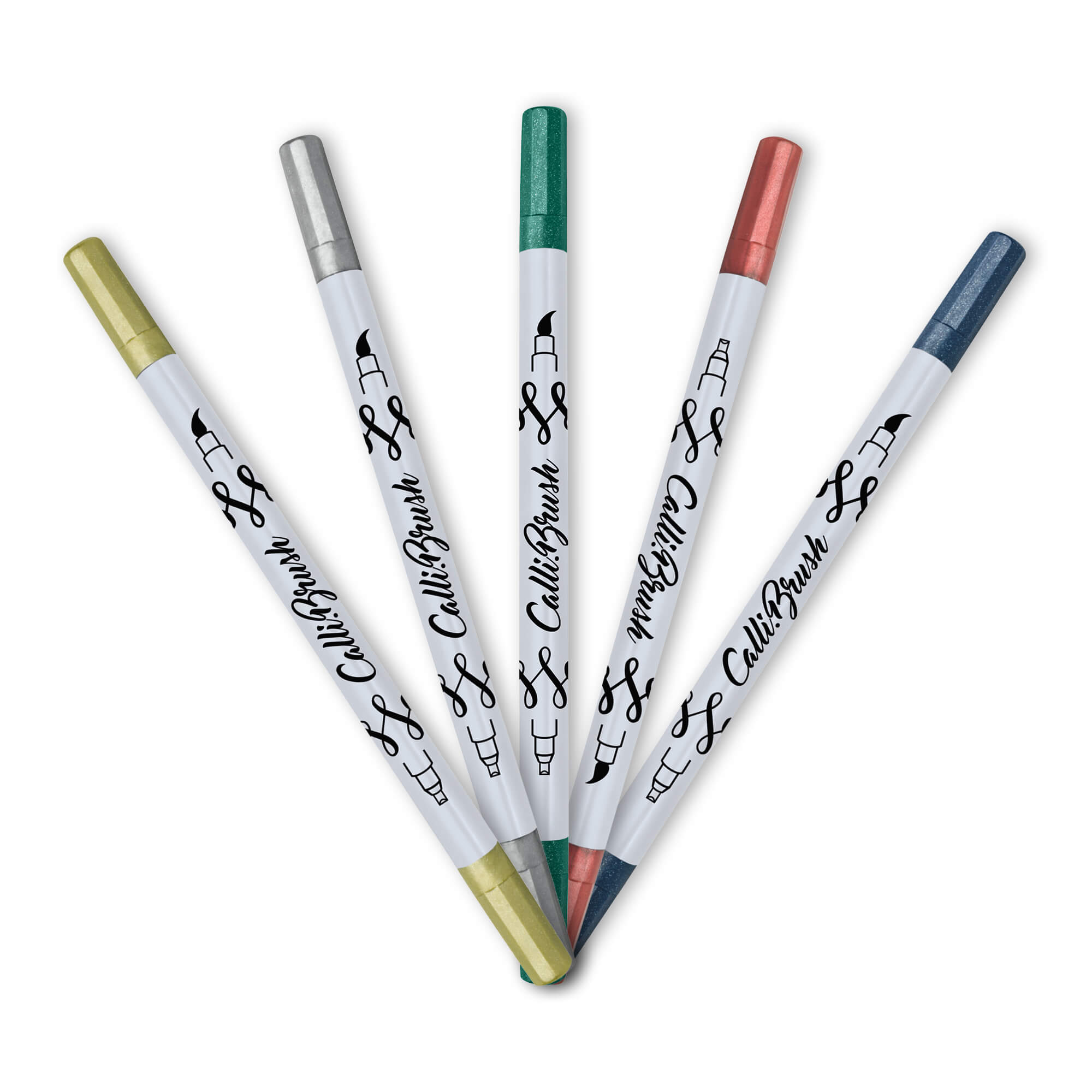 brush pen, Calli Brush Metallic brush pen, Calli Brush Metallic
