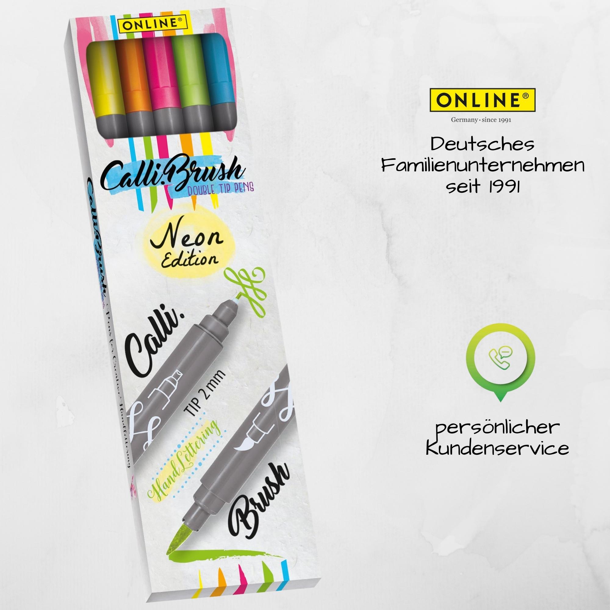 Calli.Brush Pens 5er Set Neon