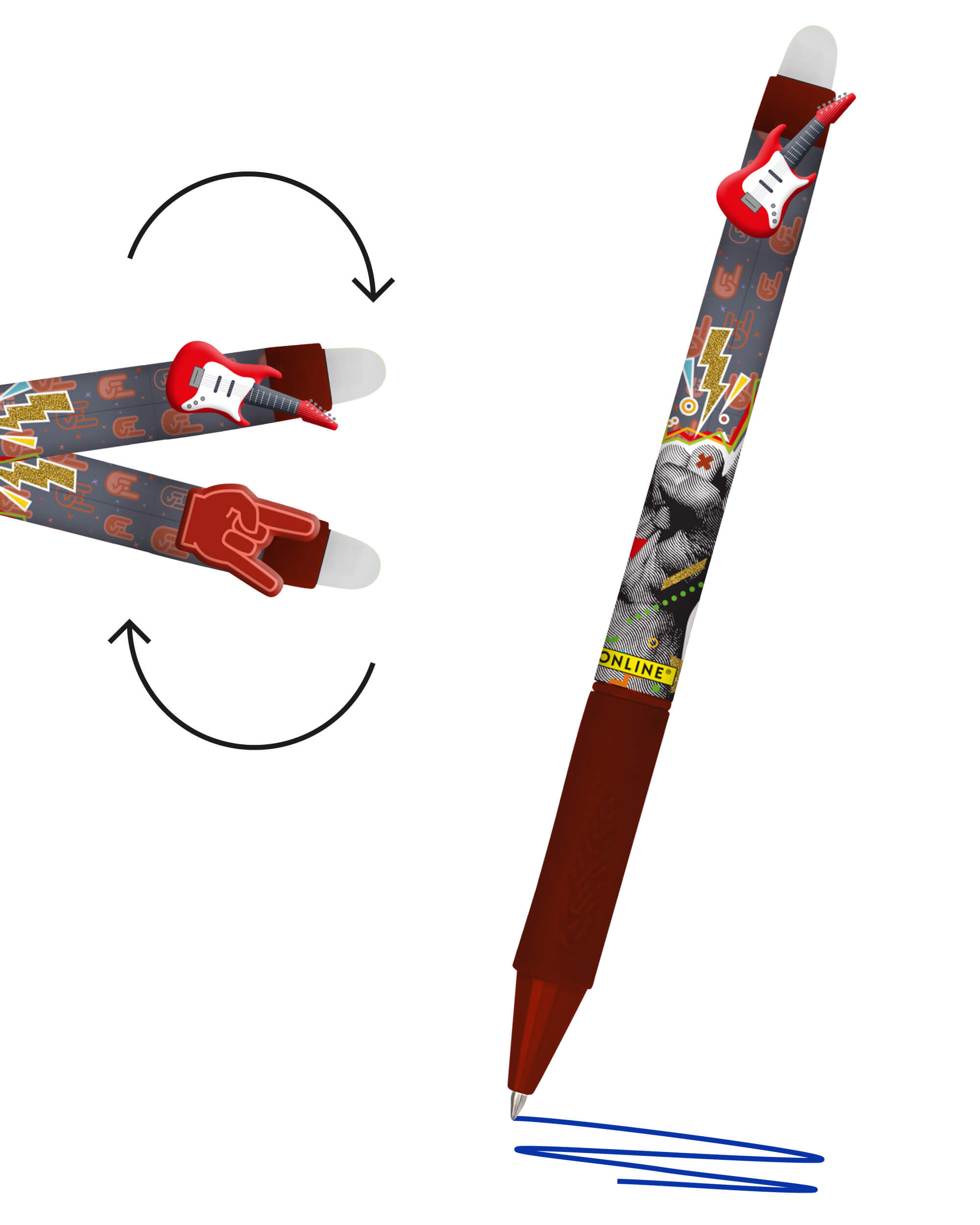 Radierbarer Gelschreiber magiXX Spin Music