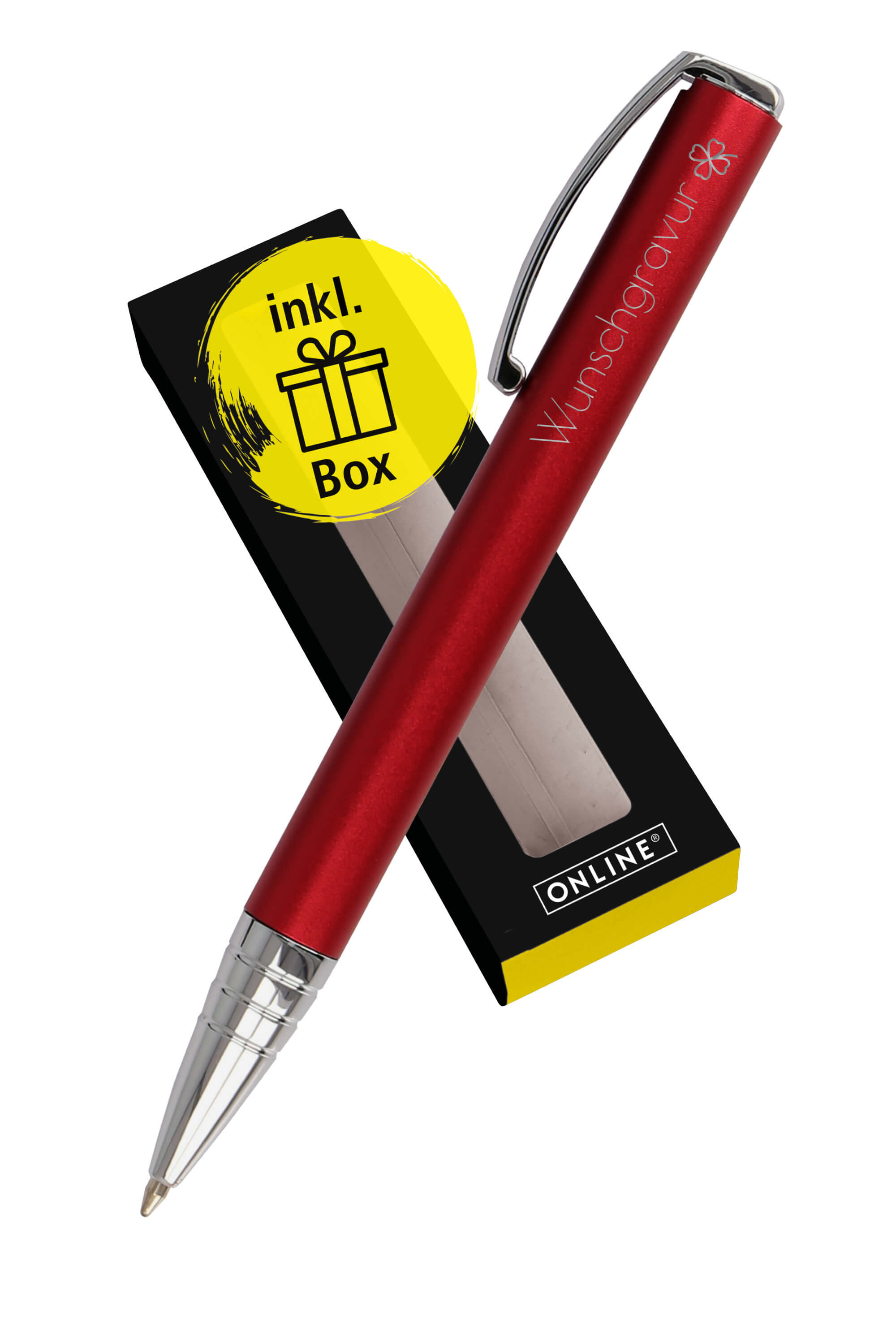 Kugelschreiber Vision Wild Berry, personalisiert mit Gravur