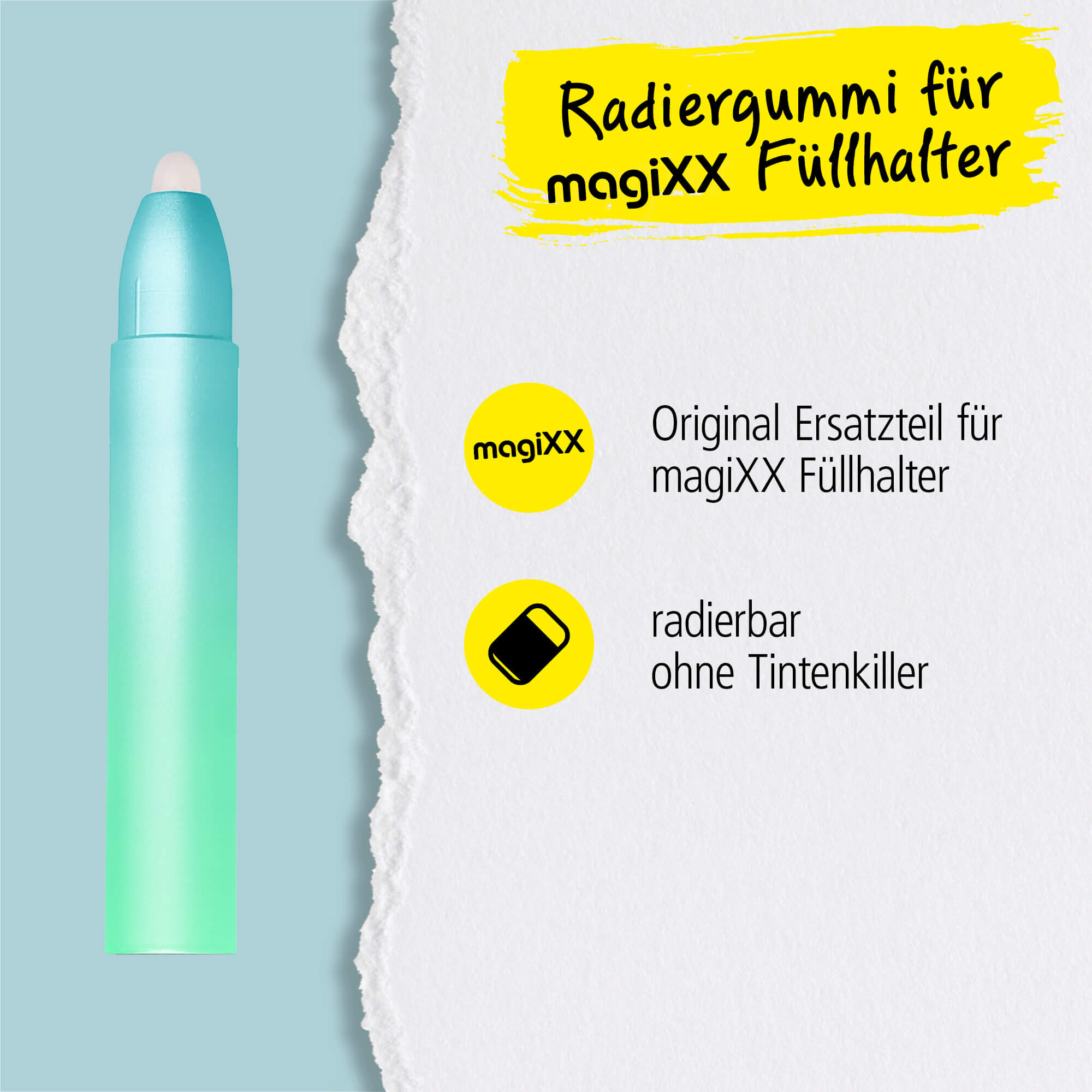 Ersatzschaft mit Radierer FH MagiXX