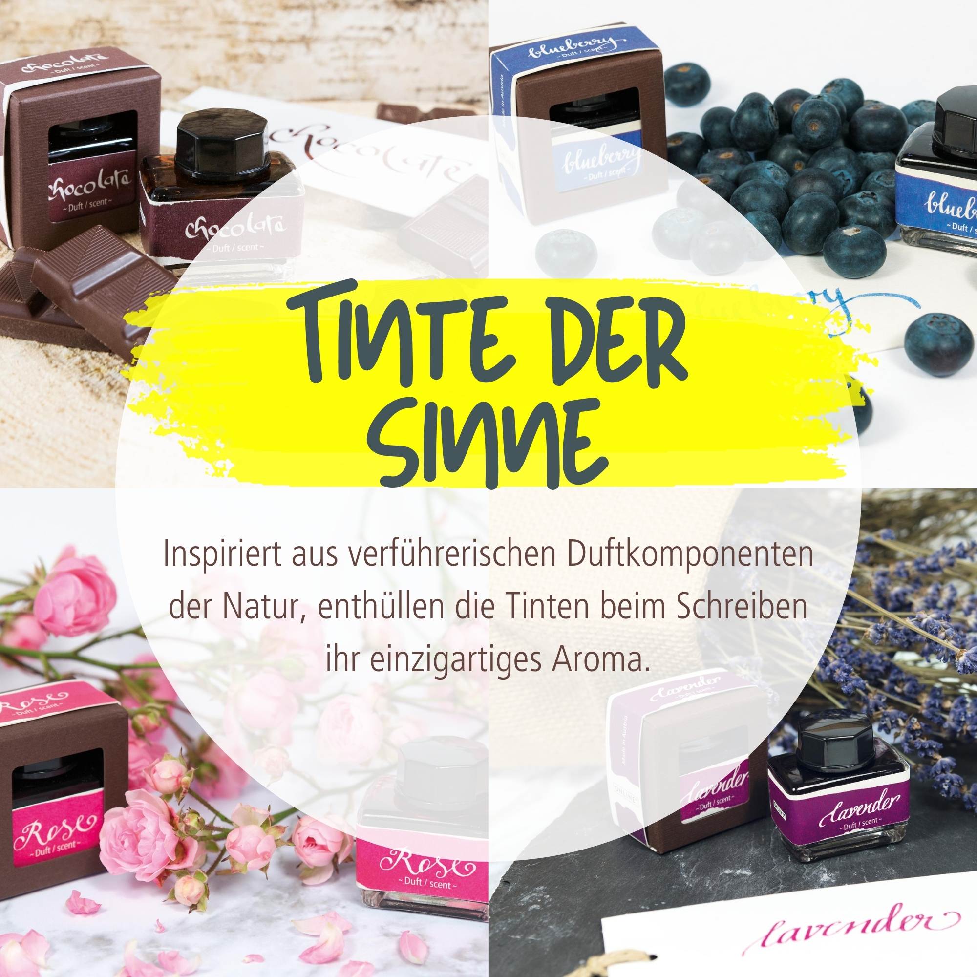 Tinte der Sinne 15 ml mit Duft - Aroma Cranberry