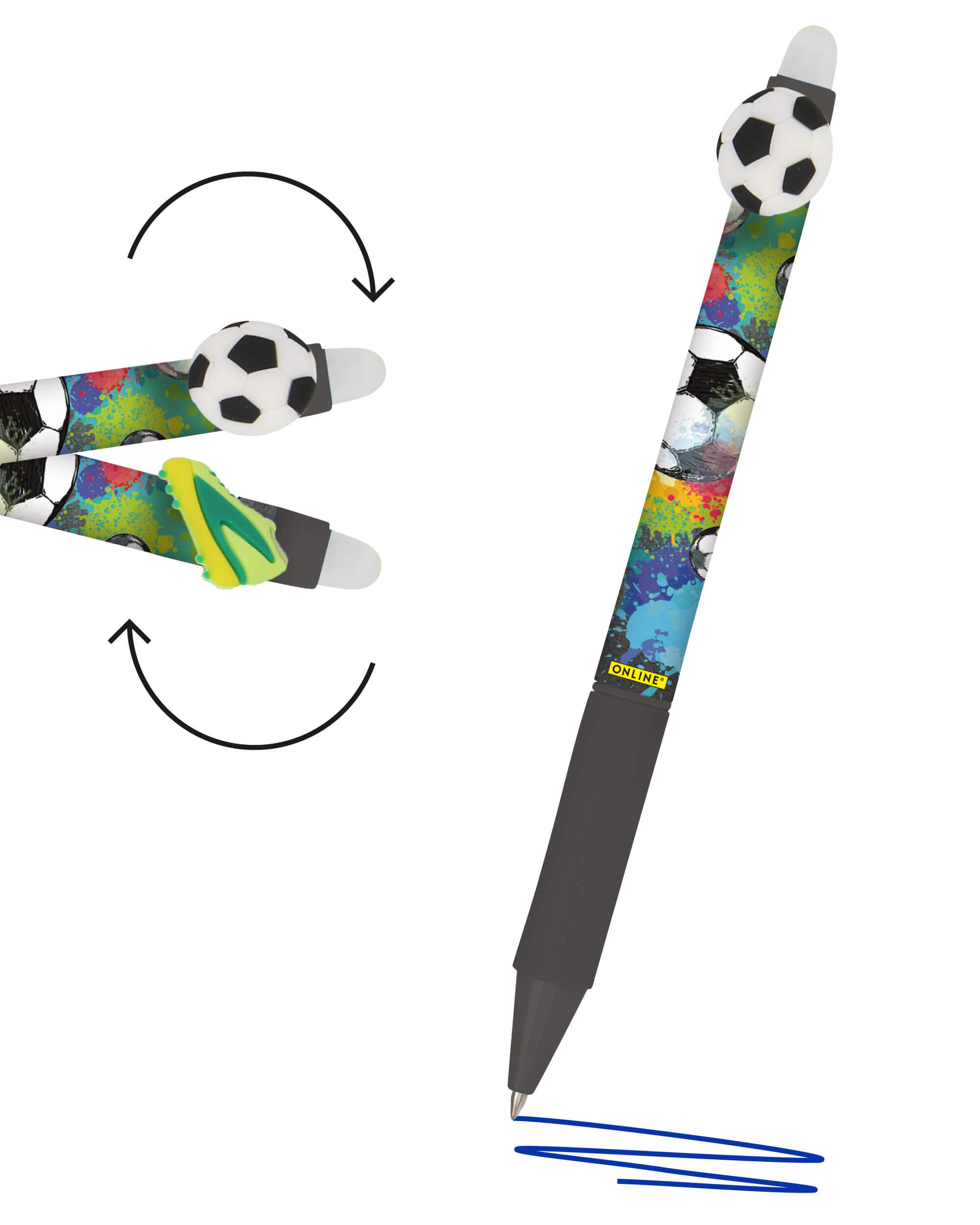 Radierbarer Gelschreiber magiXX Spin Soccer